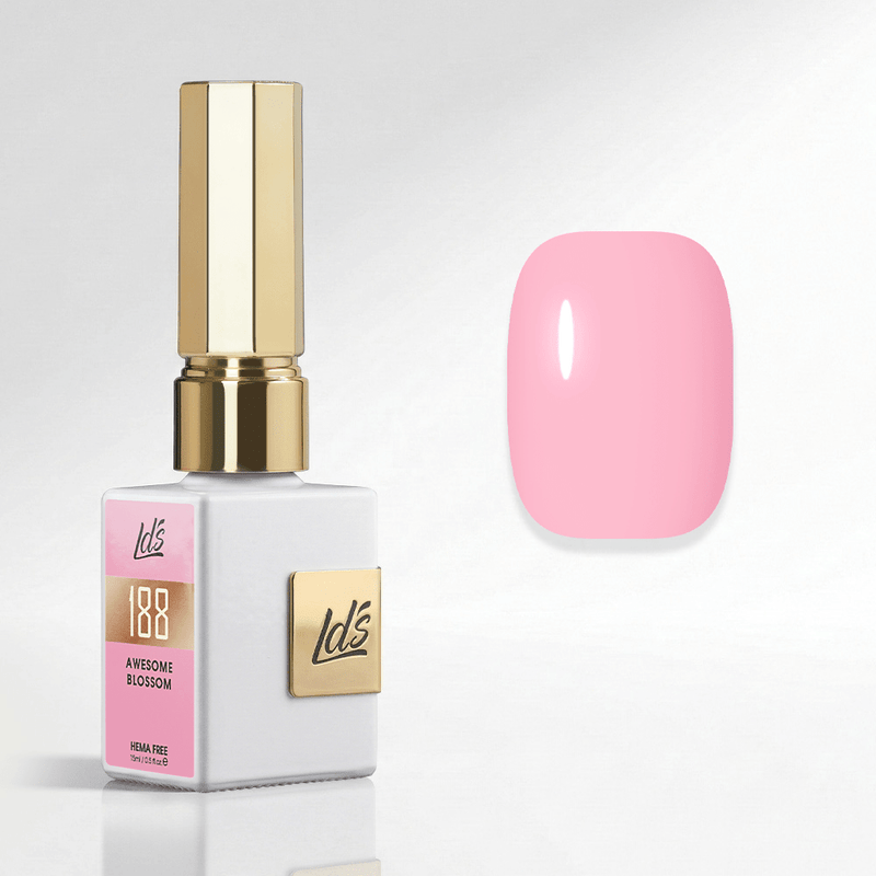 LDS Color Craze Gel Nail Polish - 188 Awesome Blossom - 0.5oz - DTK Nail Supply