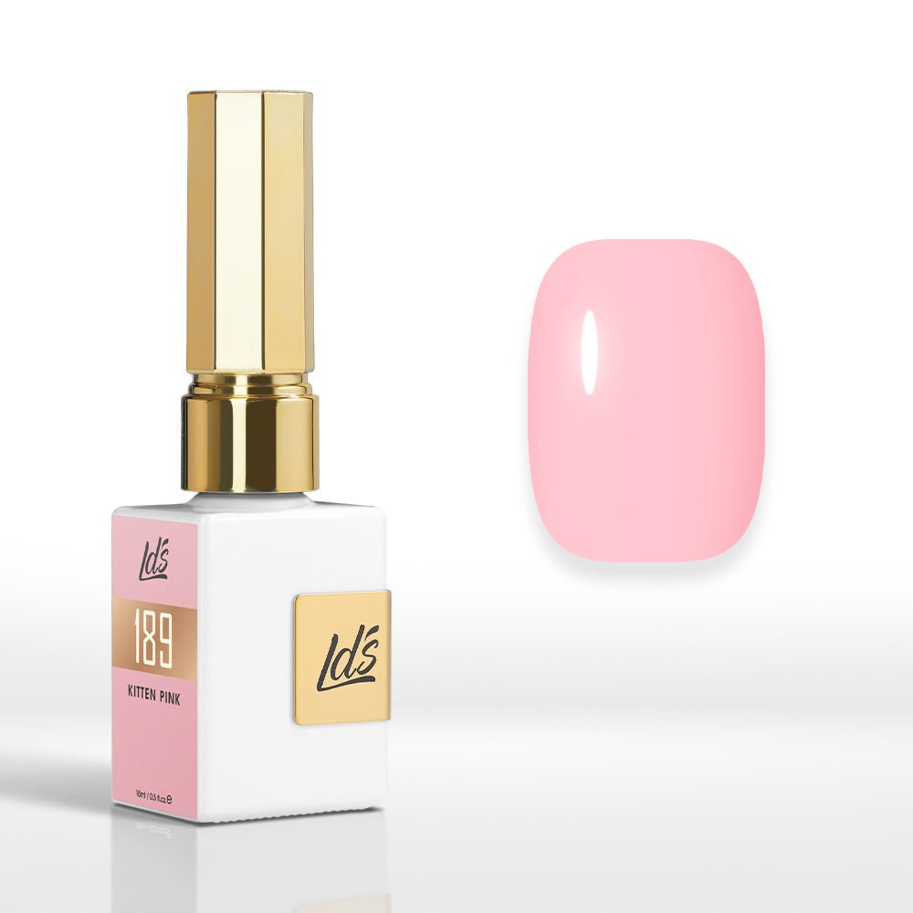 LDS Color Craze Gel Nail Polish - 189 Kitten Pink - 0.5oz - DTK Nail Supply