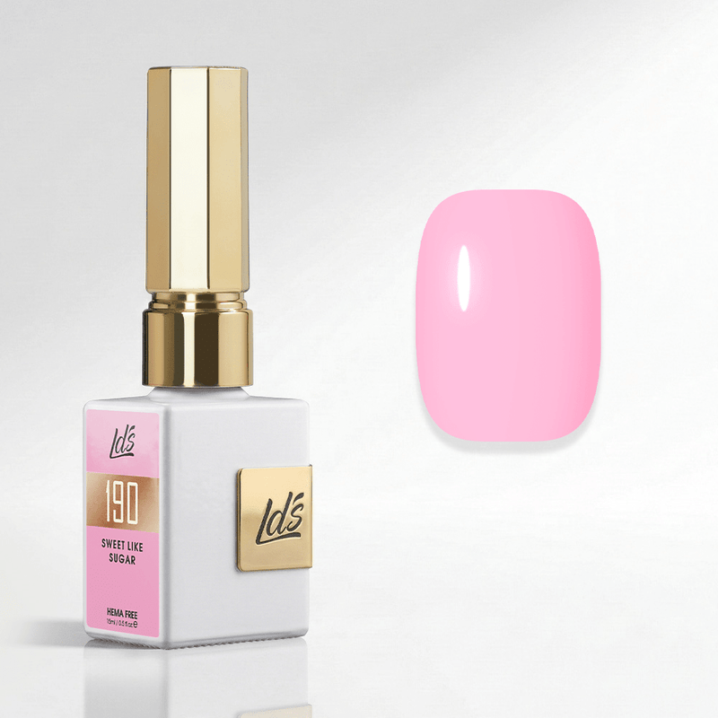 LDS Color Craze Gel Nail Polish - 190 Sweet like Sugar - 0.5oz - DTK Nail Supply