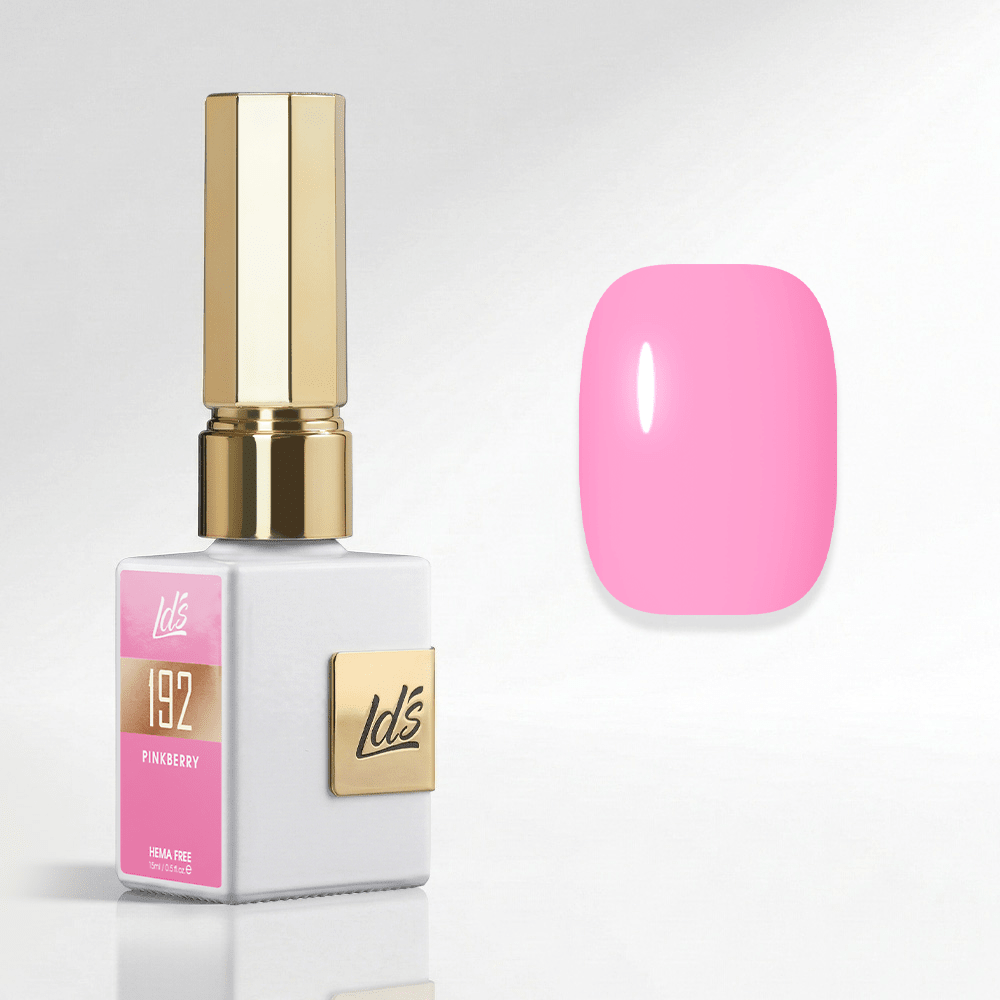 LDS Color Craze Gel Nail Polish - 192 Pinkberry - 0.5oz - DTK Nail Supply