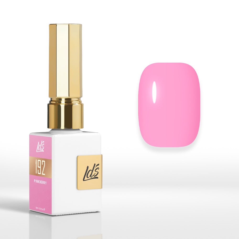 LDS Color Craze Gel Nail Polish - 192 Pinkberry - 0.5oz - DTK Nail Supply