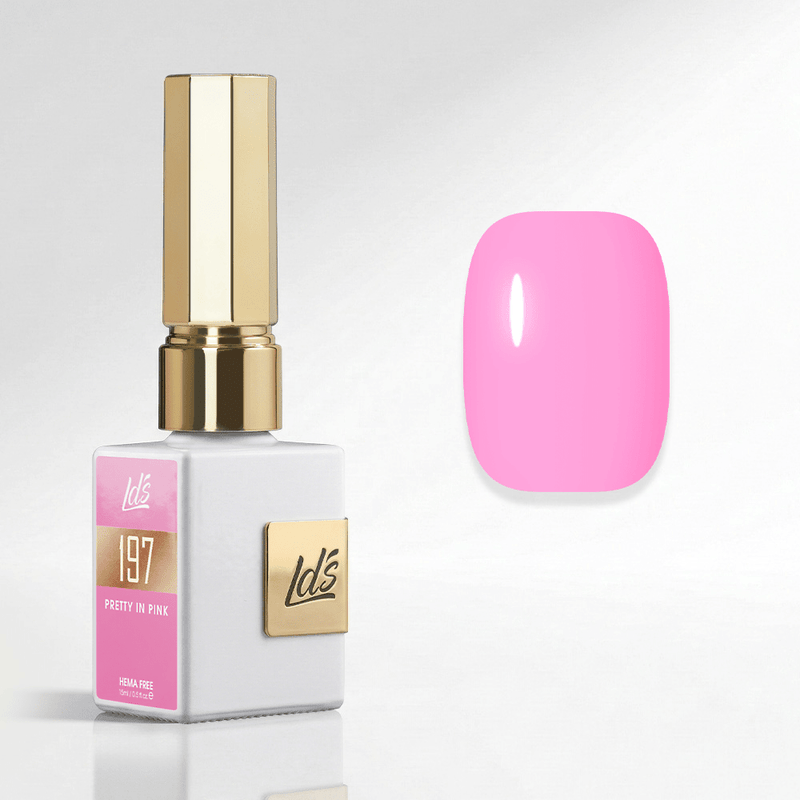 LDS Color Craze Gel Nail Polish - 197 Pretty in Pink - 0.5oz - DTK Nail Supply