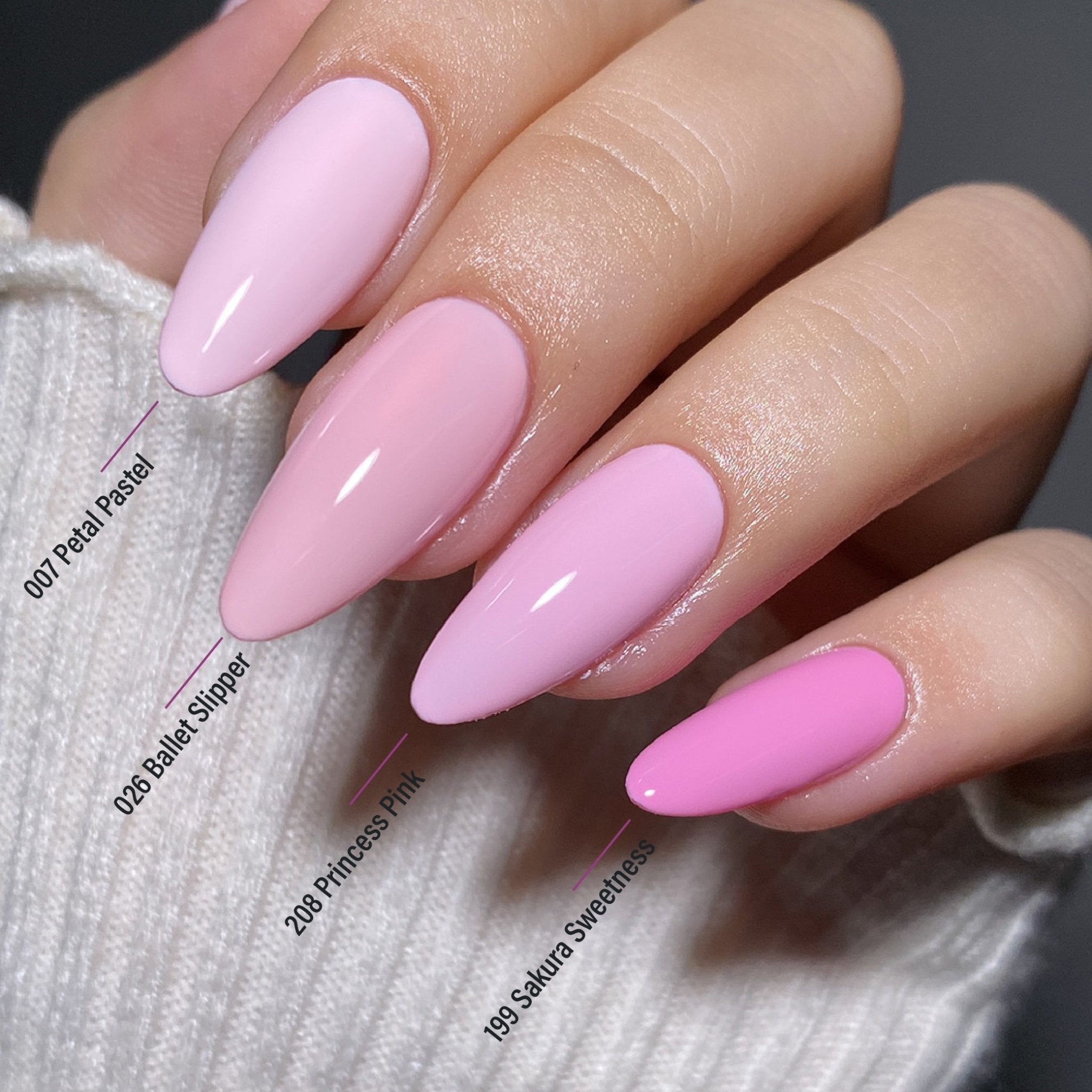 LDS Color Craze Gel Nail Polish - 199 Sakura Sweetness - 0.5oz - DTK Nail Supply