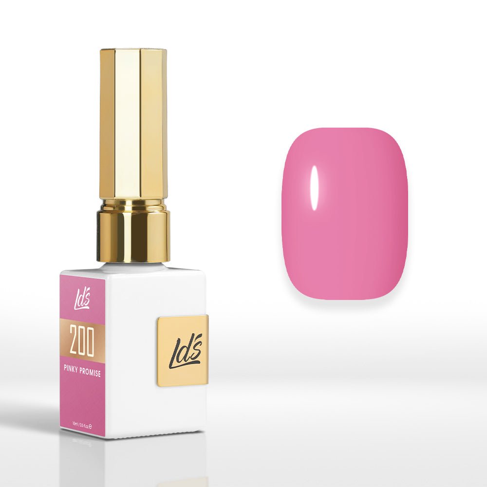 LDS Color Craze Gel Nail Polish - 200 Pinky Promise - 0.5oz - DTK Nail Supply