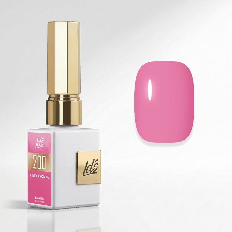 LDS Color Craze Gel Nail Polish - 200 Pinky Promise - 0.5oz - DTK Nail Supply