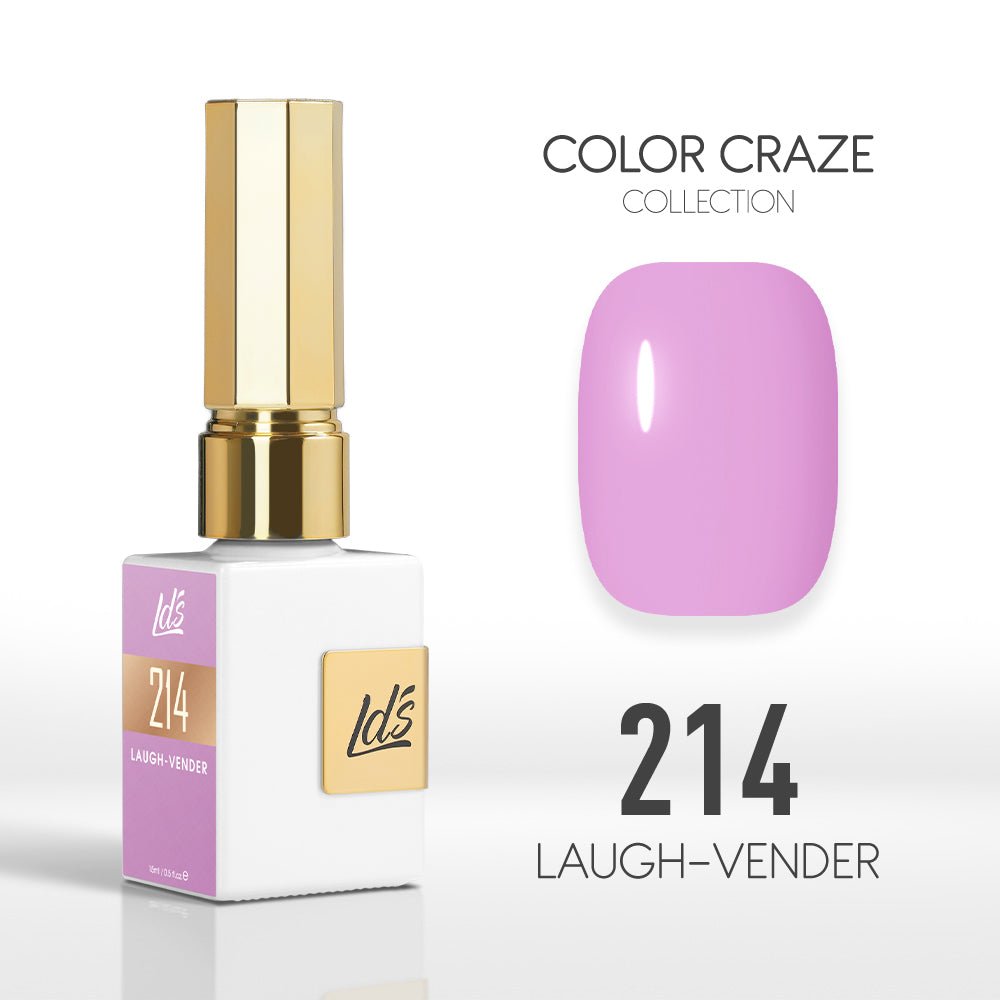 LDS Color Craze Gel Nail Polish - 214 Laugh - vender - 0.5oz - DTK Nail Supply