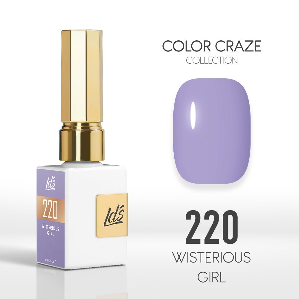 LDS Color Craze Gel Nail Polish - 220 Wisterious Girl - 0.5oz - DTK Nail Supply