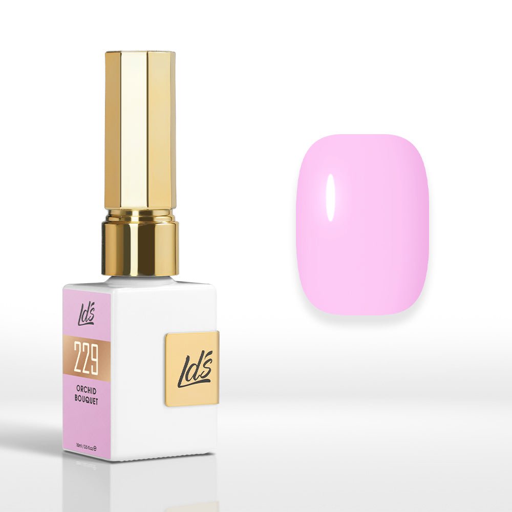 LDS Color Craze Gel Nail Polish - 229 Orchid Bouquet - 0.5oz - DTK Nail Supply