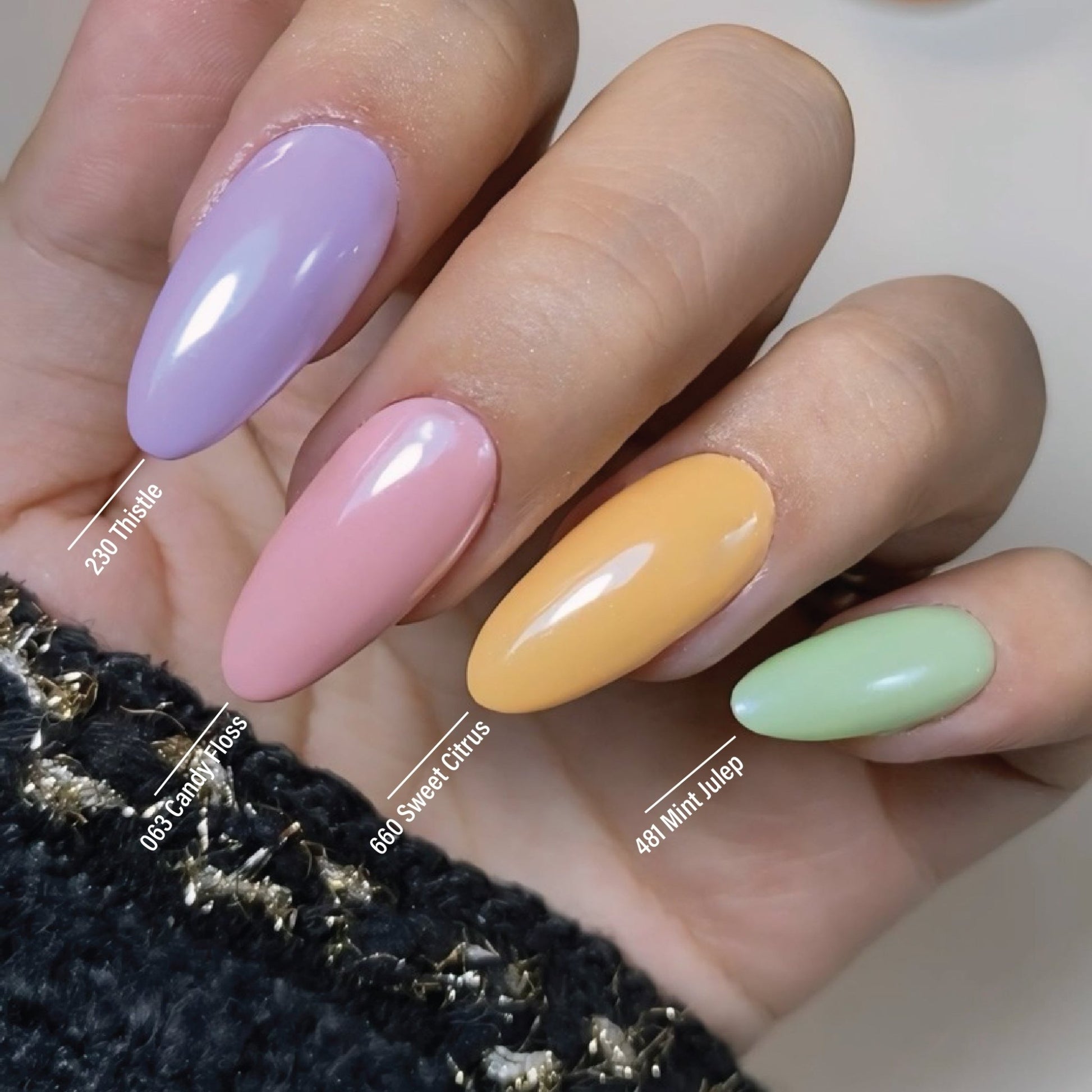 LDS Color Craze Gel Nail Polish - 230 Thistle - 0.5oz - DTK Nail Supply