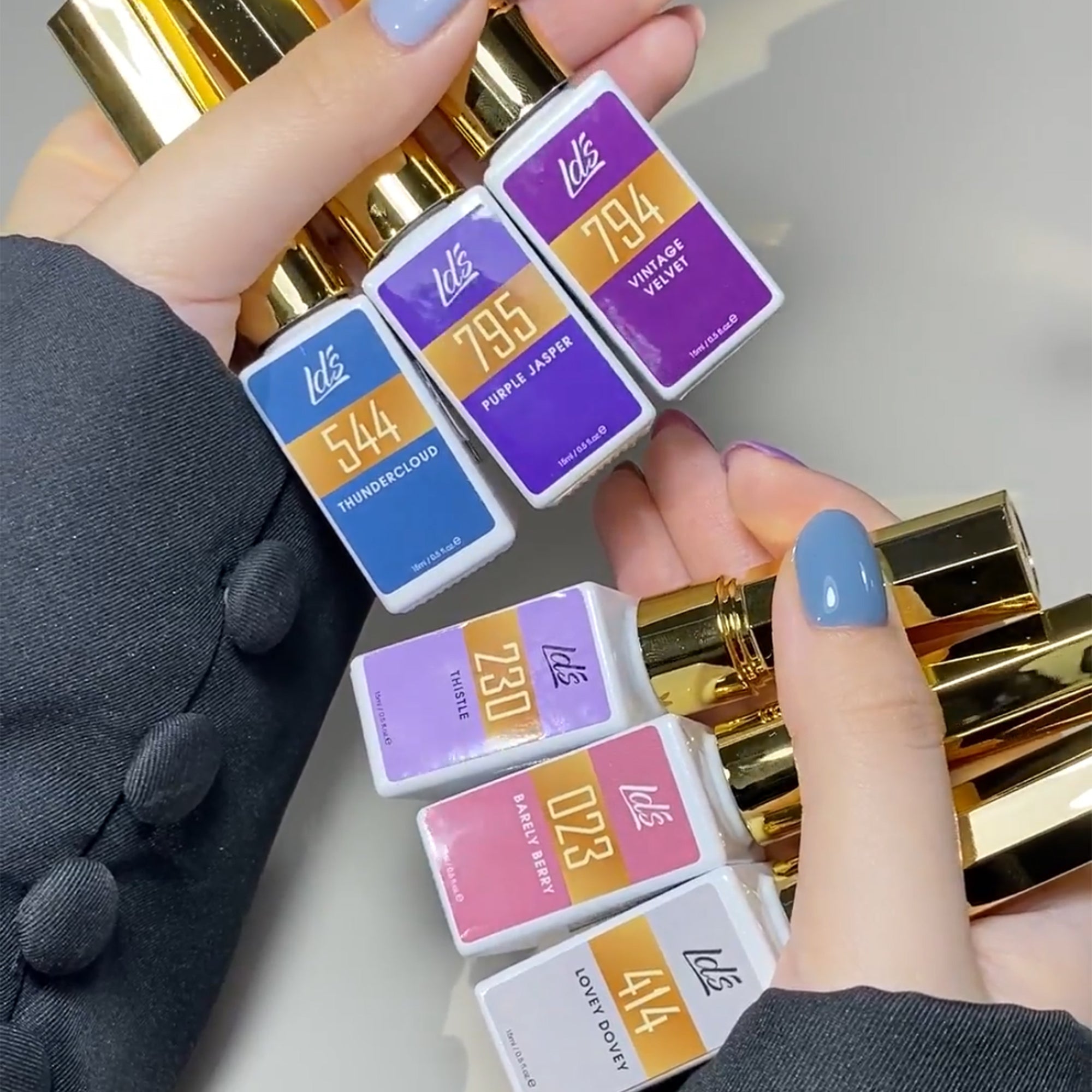 LDS Color Craze Gel Nail Polish - 230 Thistle - 0.5oz - DTK Nail Supply