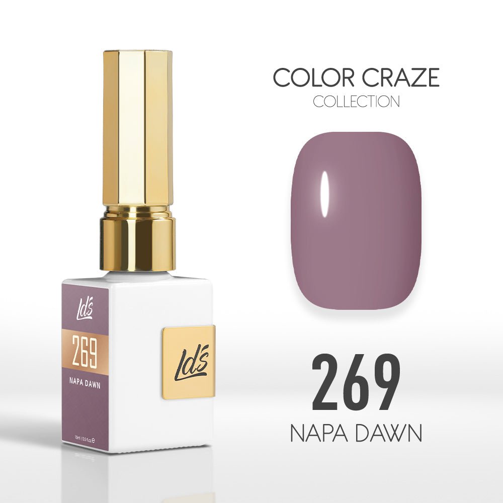 LDS Color Craze Gel Nail Polish - 269 Napa Dawn - 0.5oz - DTK Nail Supply