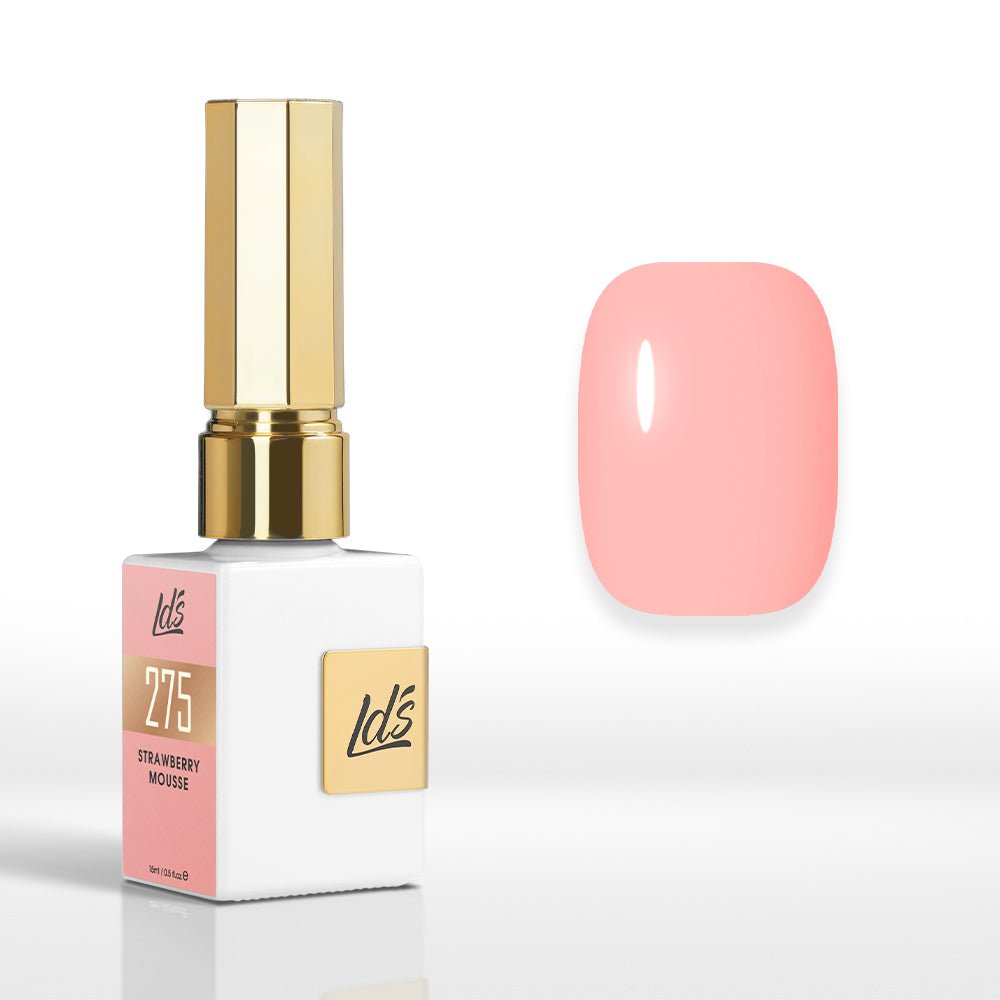 LDS Color Craze Gel Nail Polish - 275 Strawberry Mousse - 0.5oz - DTK Nail Supply