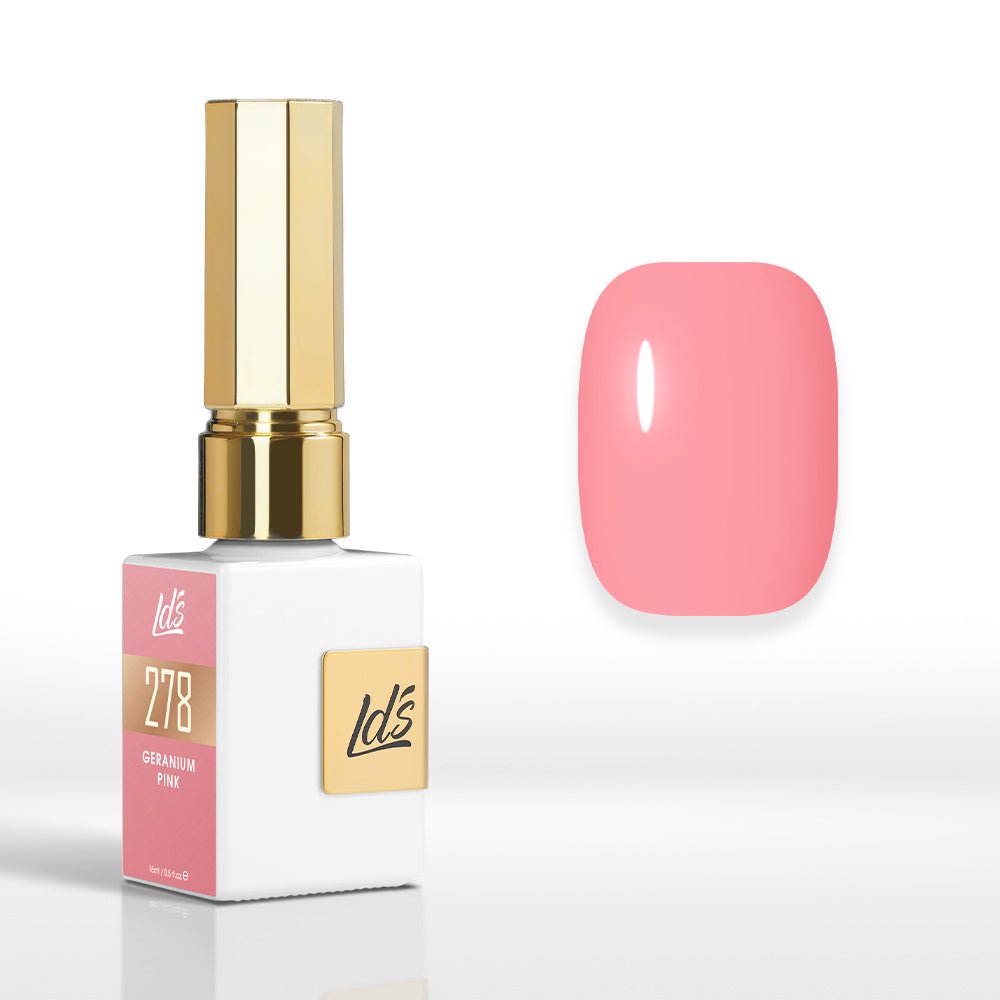 LDS Color Craze Gel Nail Polish - 278 Geranium Pink - 0.5oz - DTK Nail Supply