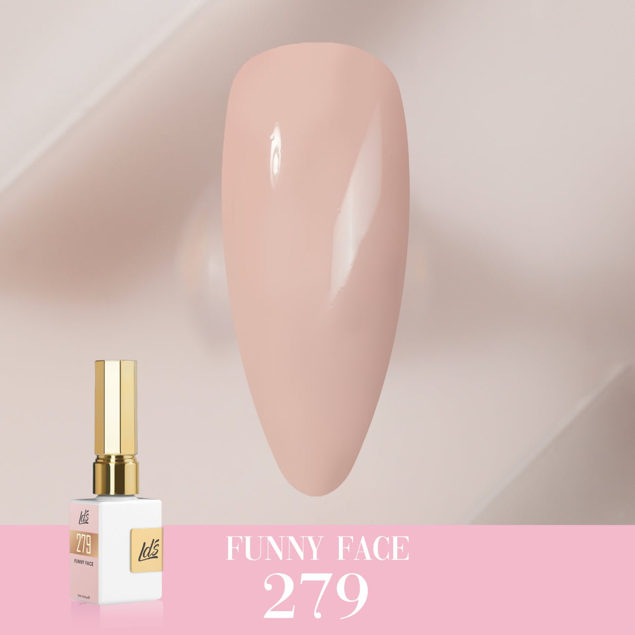LDS Color Craze Gel Nail Polish - 279 Funny Face - 0.5oz - DTK Nail Supply