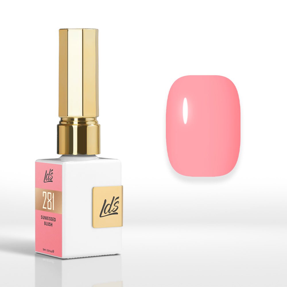 LDS Color Craze Gel Nail Polish - 281 Sunkissed Blush - 0.5oz - DTK Nail Supply