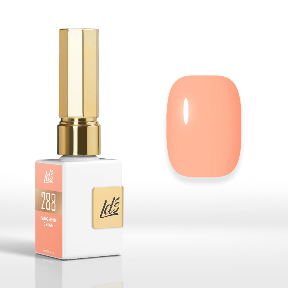 LDS Color Craze Gel Nail Polish - 288 Tangerine Dream - 0.5oz - DTK Nail Supply