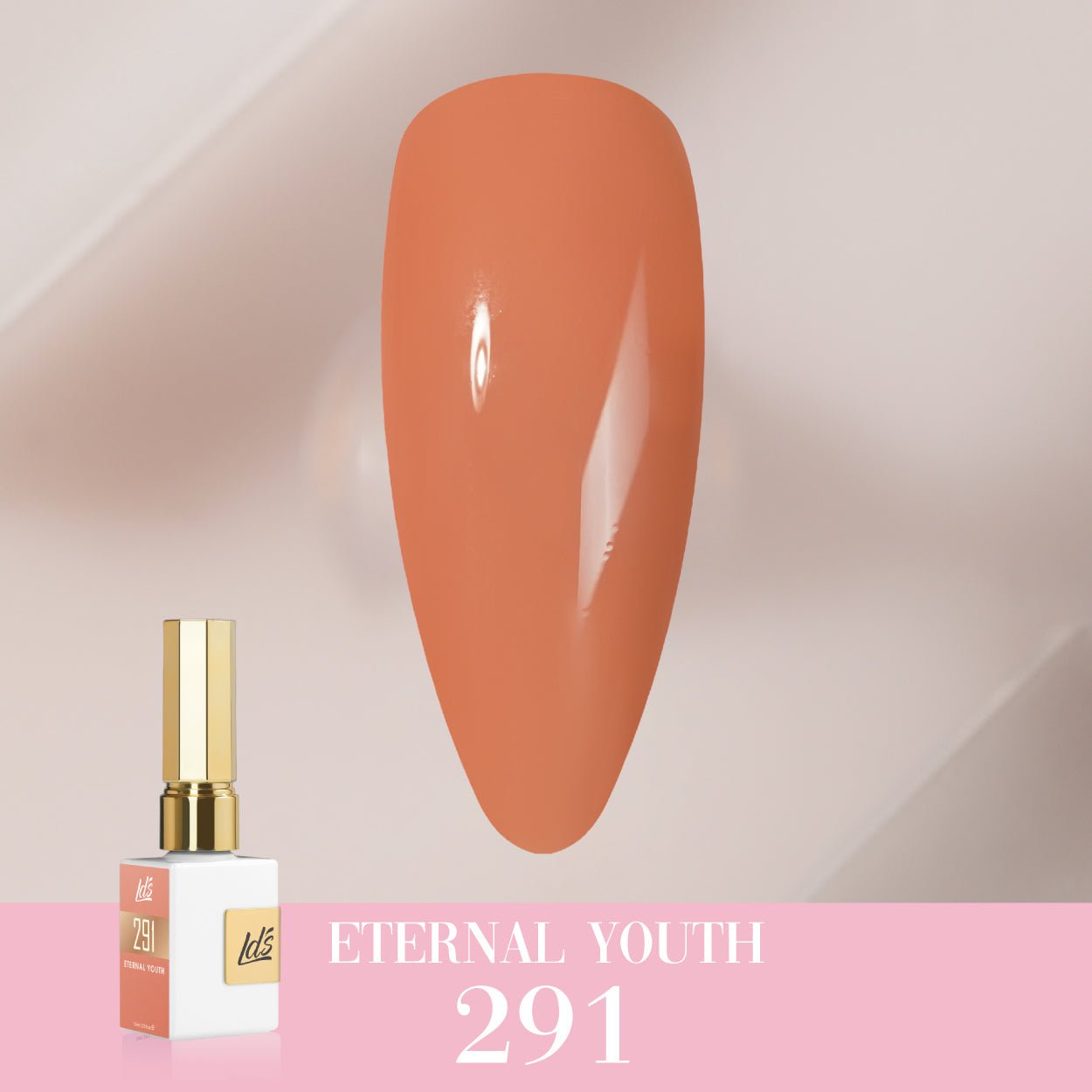 LDS Color Craze Gel Nail Polish - 291 Eternal Youth - 0.5oz - DTK Nail Supply