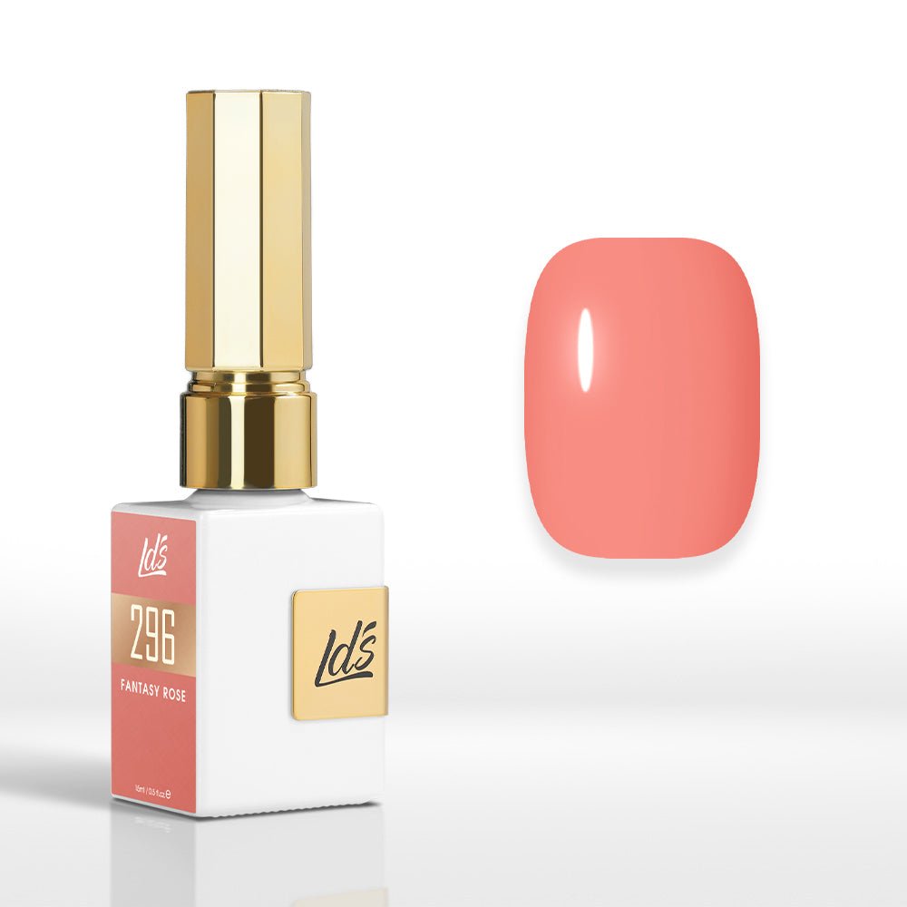 LDS Color Craze Gel Nail Polish - 296 Fantasy Rose - 0.5oz - DTK Nail Supply
