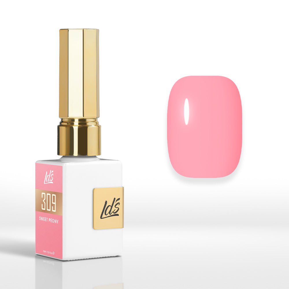 LDS Color Craze Gel Nail Polish - 309 Sweet Peony - 0.5oz - DTK Nail Supply