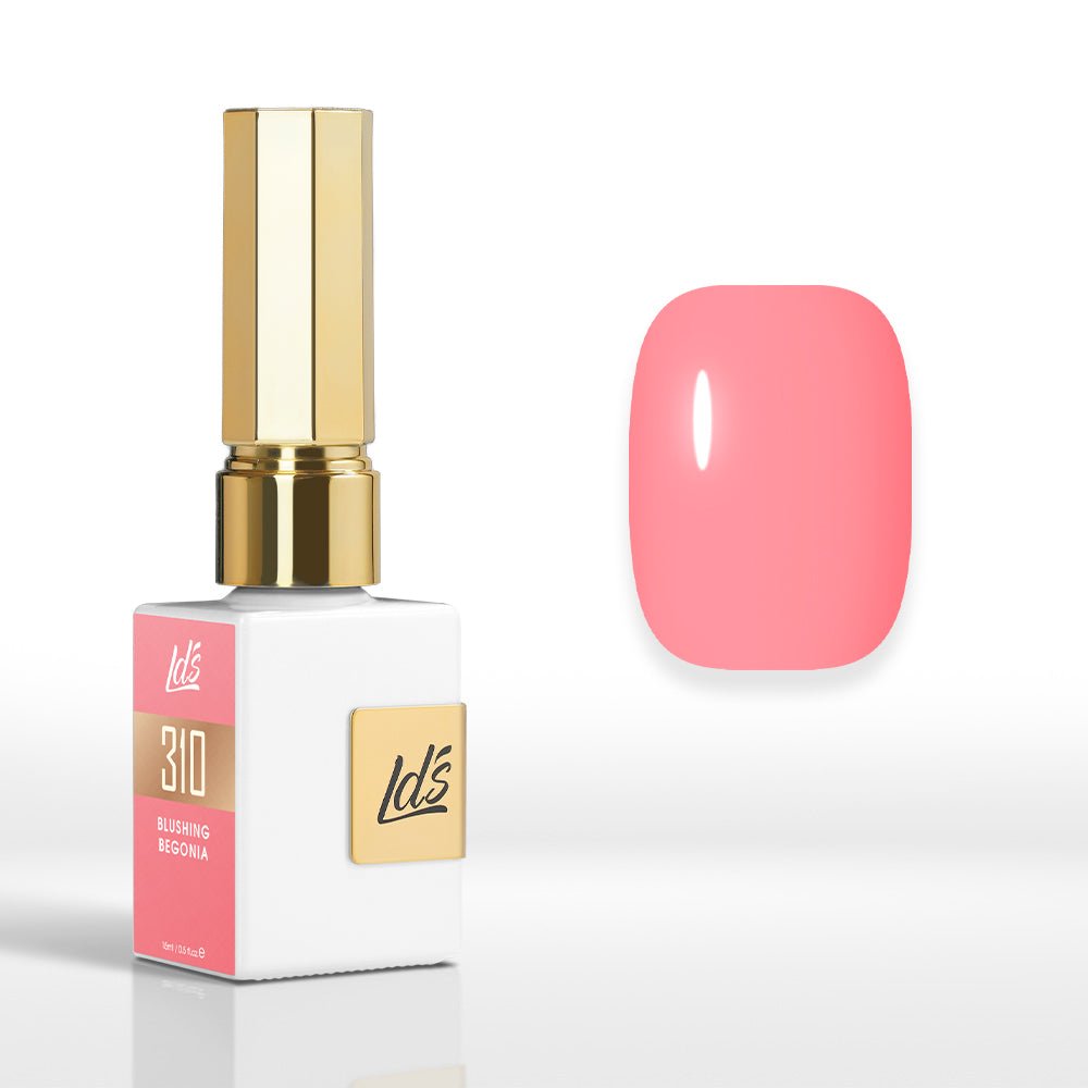 LDS Color Craze Gel Nail Polish - 310 Blushing Begonia - 0.5oz - DTK Nail Supply