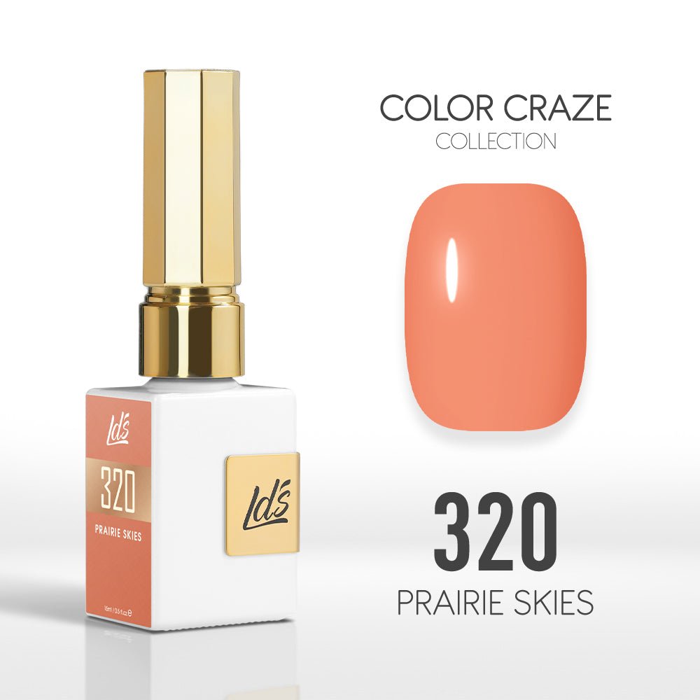 LDS Color Craze Gel Nail Polish - 320 Prairie Skies - 0.5oz - DTK Nail Supply