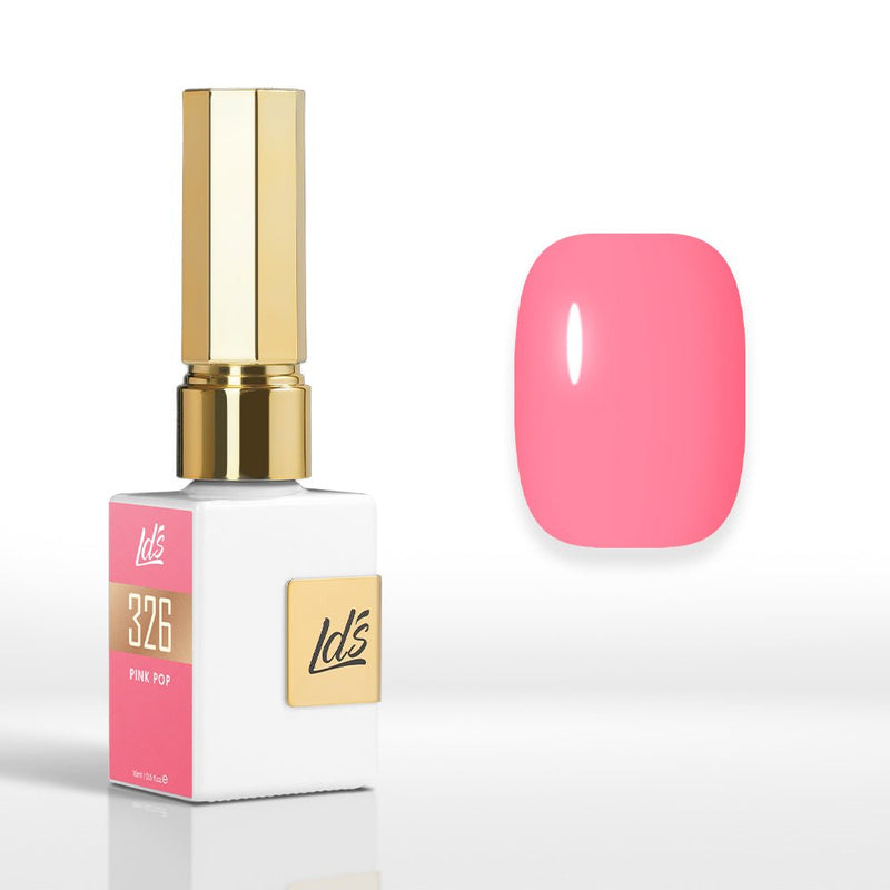 LDS Color Craze Gel Nail Polish - 326 Pink Pop - 0.5oz - DTK Nail Supply