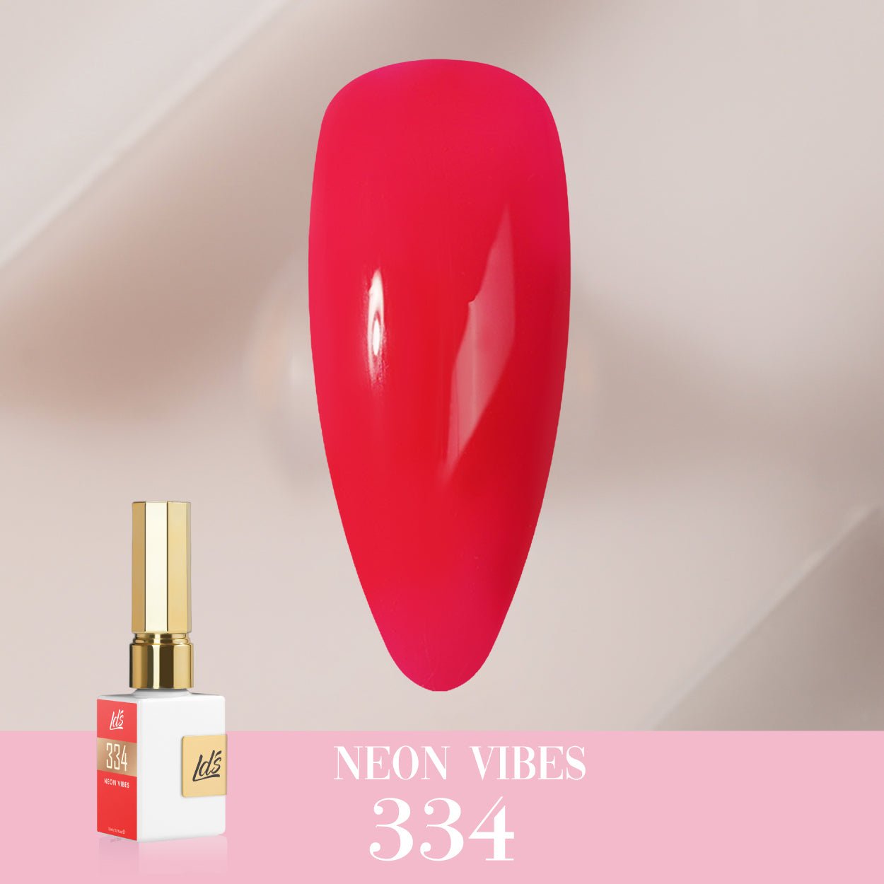 LDS Color Craze Gel Nail Polish - 334 Neon Vibes - 0.5oz - DTK Nail Supply