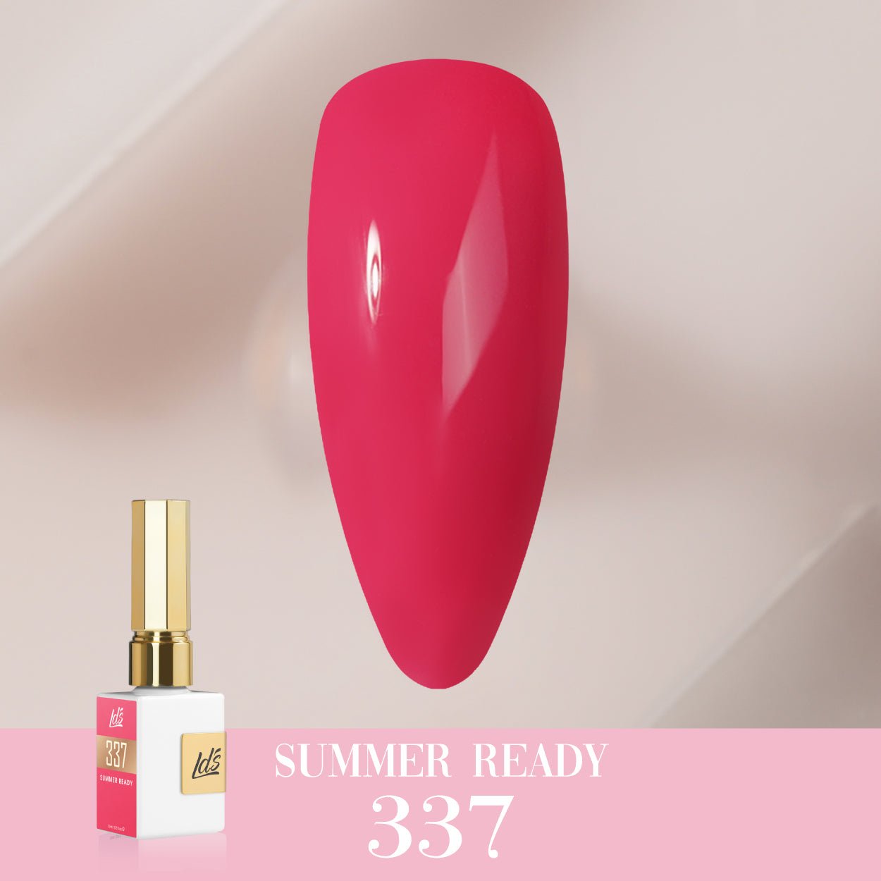 LDS Color Craze Gel Nail Polish - 337 Summer Ready - 0.5oz - DTK Nail Supply
