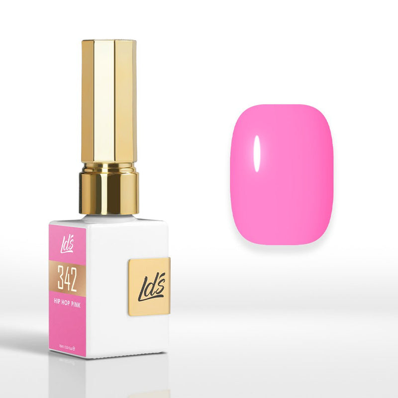 LDS Color Craze Gel Nail Polish - 342 Hip Hop Pink - 0.5oz - DTK Nail Supply