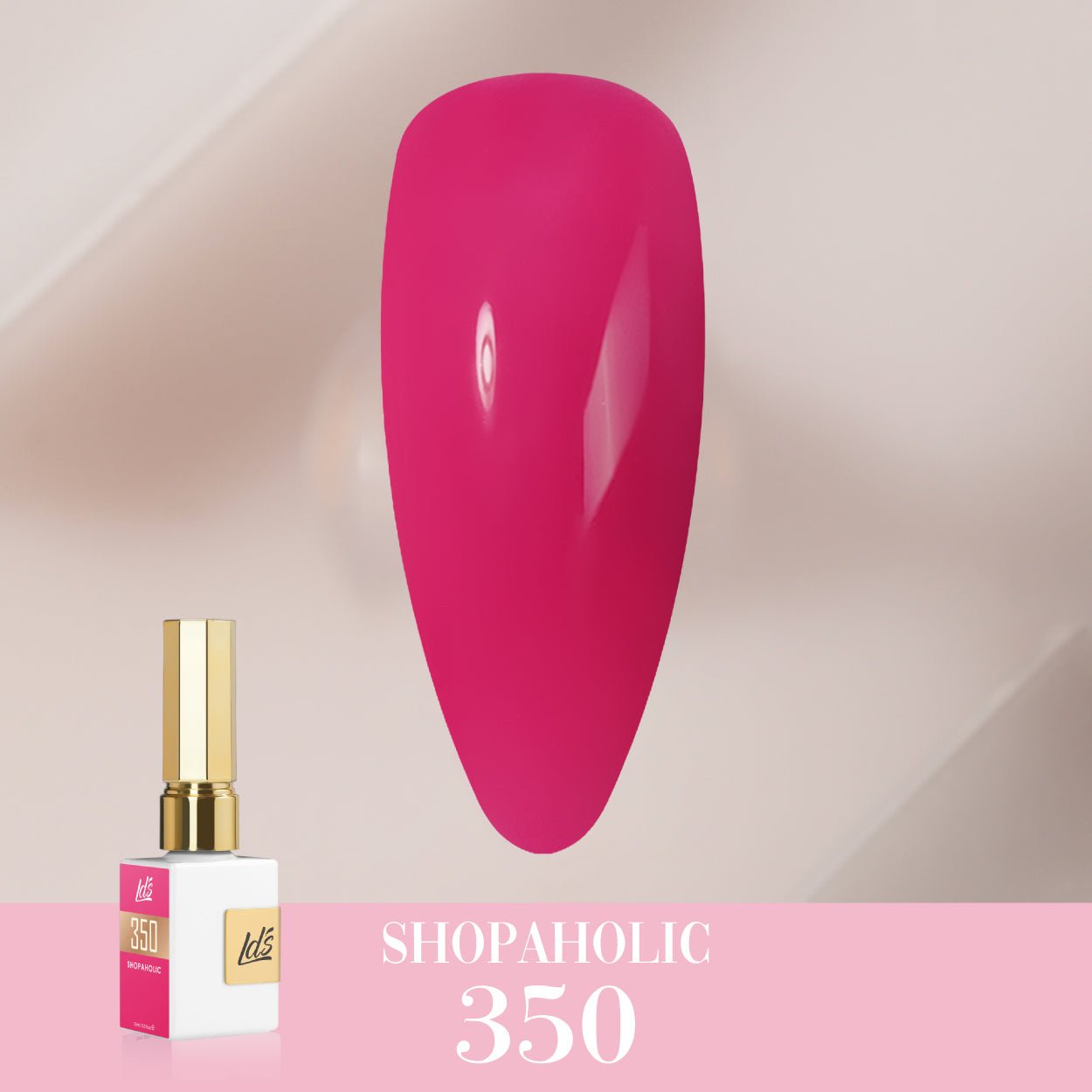 LDS Color Craze Gel Nail Polish - 350 Shopaholic - 0.5oz - DTK Nail Supply