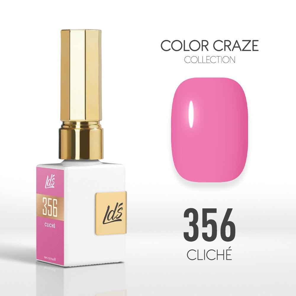 LDS Color Craze Gel Nail Polish - 356 Cliché - 0.5oz - DTK Nail Supply