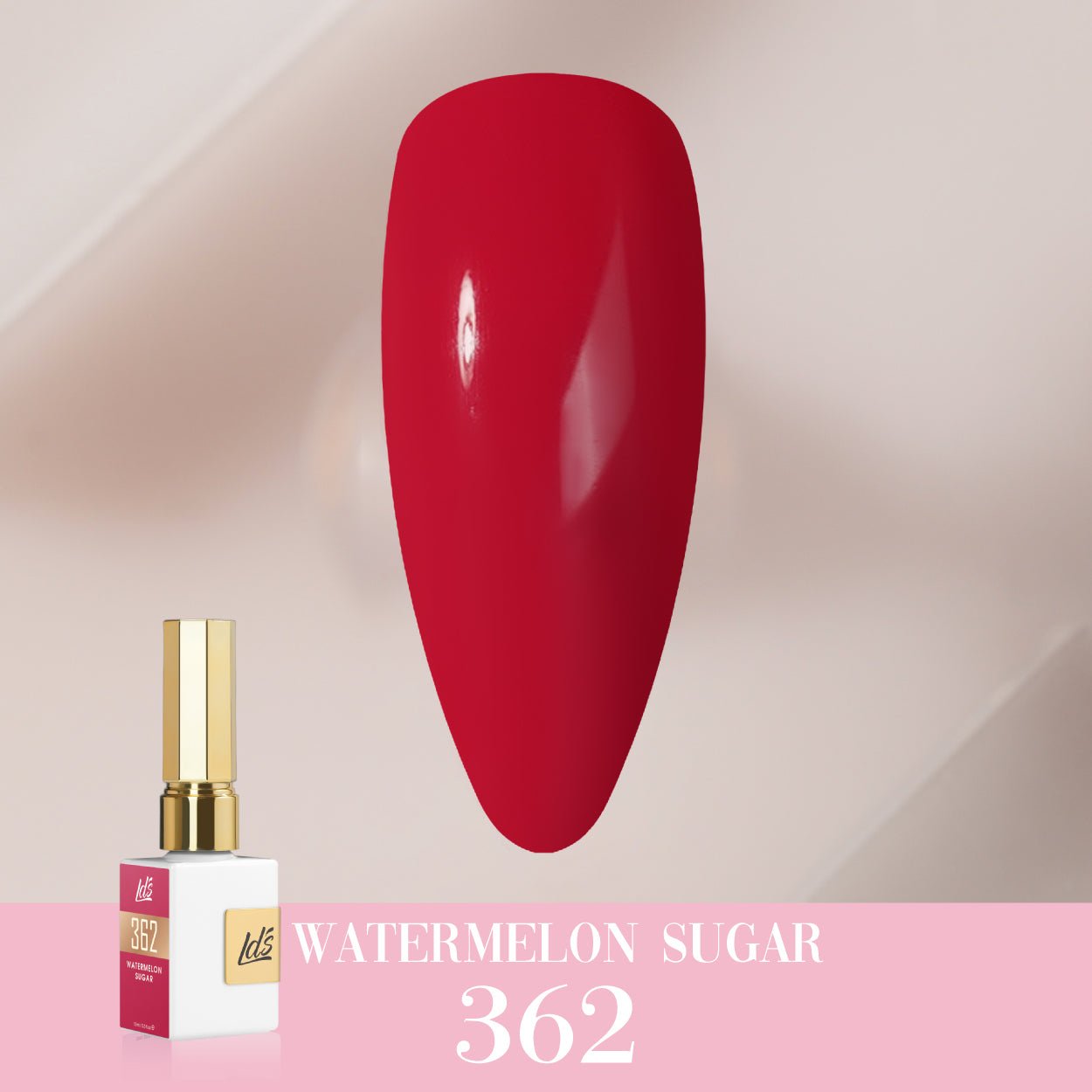 LDS Color Craze Gel Nail Polish - 362 Watermelon Sugar - 0.5oz - DTK Nail Supply