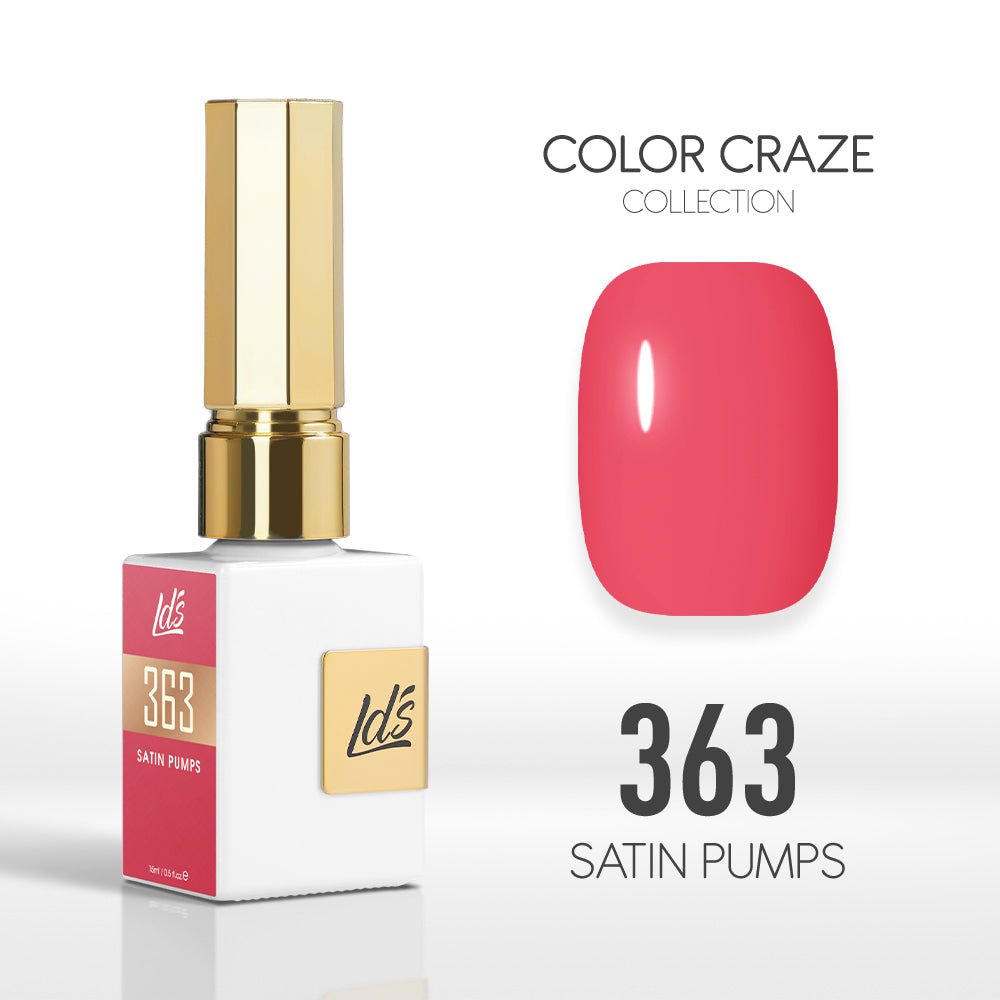 LDS Color Craze Gel Nail Polish - 363 Satin Pumps - 0.5oz - DTK Nail Supply