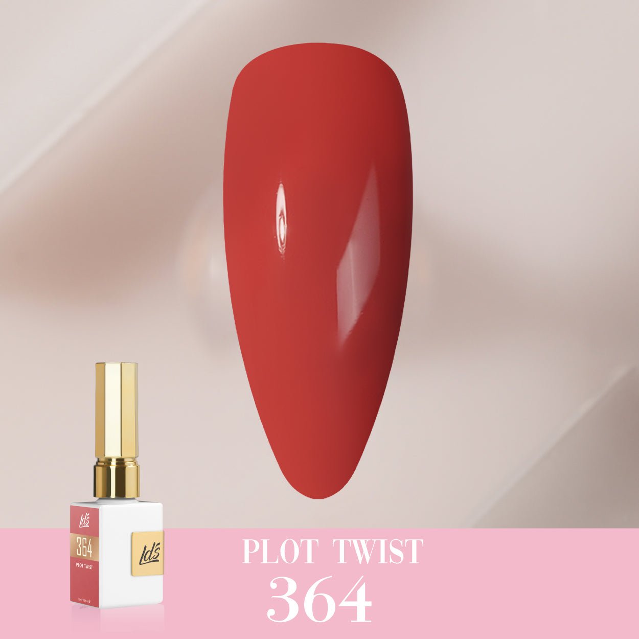 LDS Color Craze Gel Nail Polish - 364 Plot Twist - 0.5oz - DTK Nail Supply