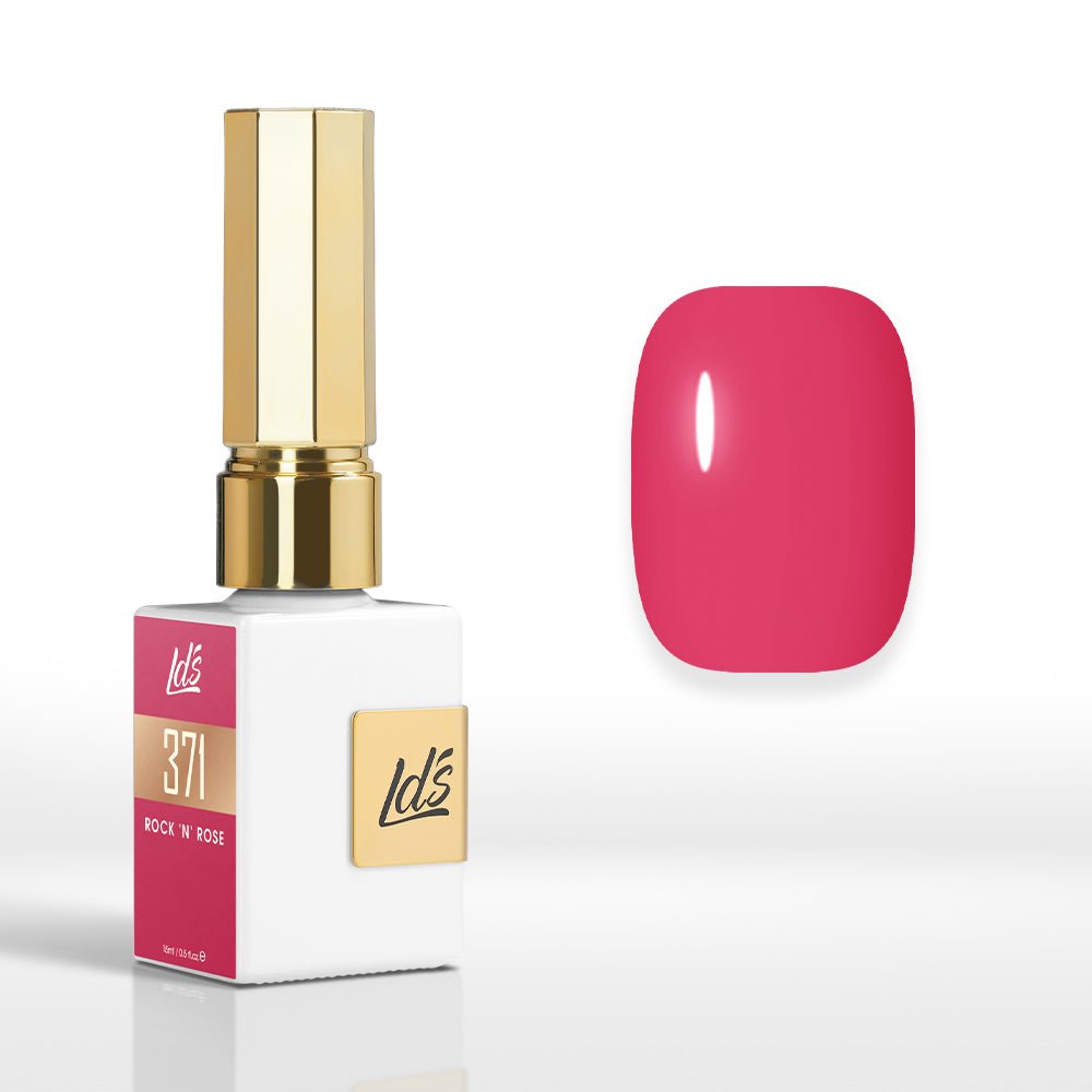 LDS Color Craze Gel Nail Polish - 371 Rock 'N' Rose - 0.5oz - DTK Nail Supply