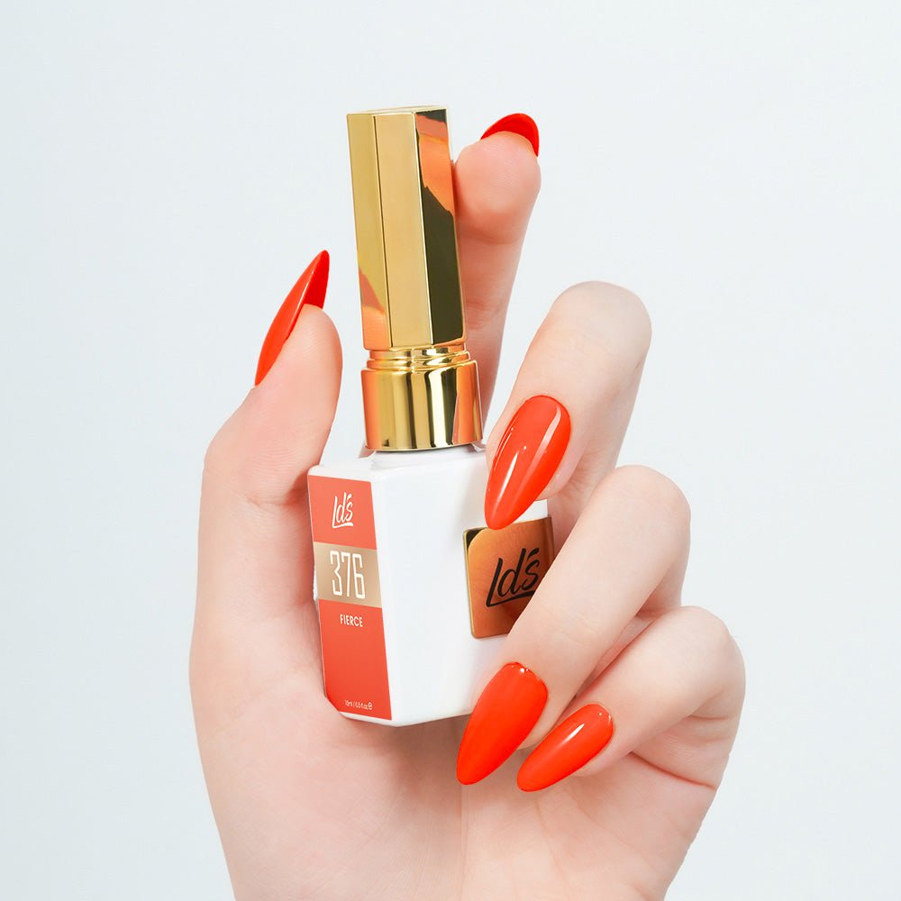 LDS Color Craze Gel Nail Polish - 376 Fierce - 0.5oz - DTK Nail Supply