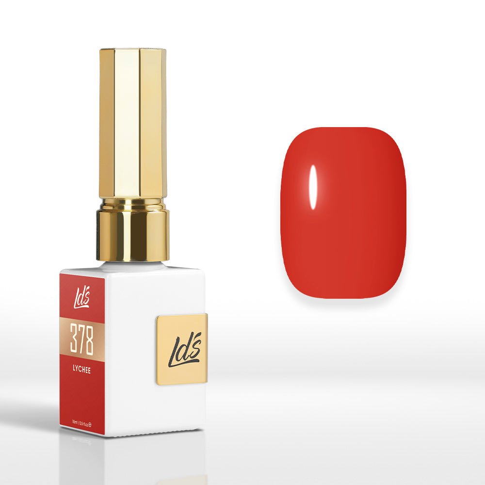 LDS Color Craze Gel Nail Polish - 378 Lychee - 0.5oz - DTK Nail Supply