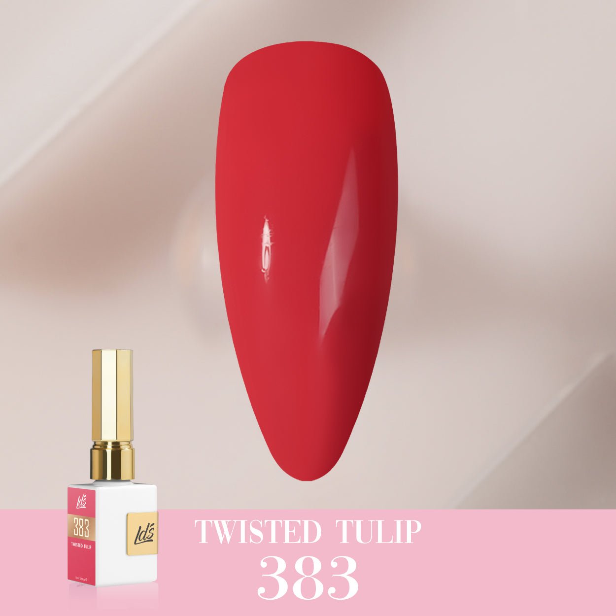 LDS Color Craze Gel Nail Polish - 383 Twisted Tulip - 0.5oz - DTK Nail Supply
