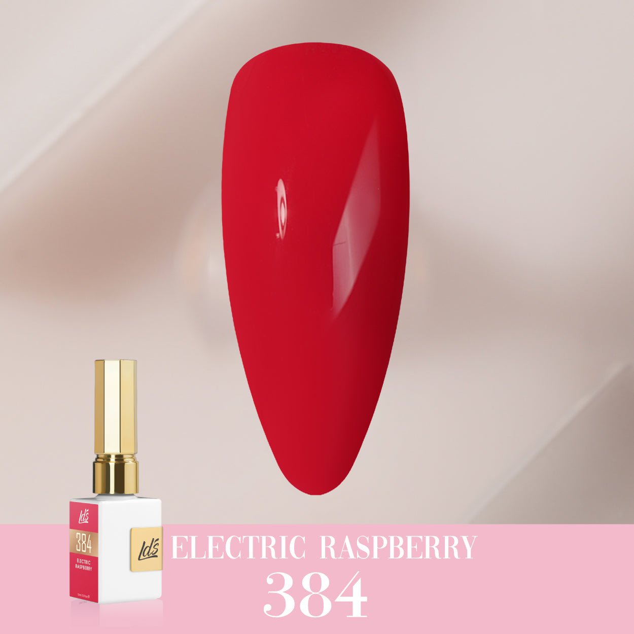 LDS Color Craze Gel Nail Polish - 384 Electric Raspberry - 0.5oz - DTK Nail Supply