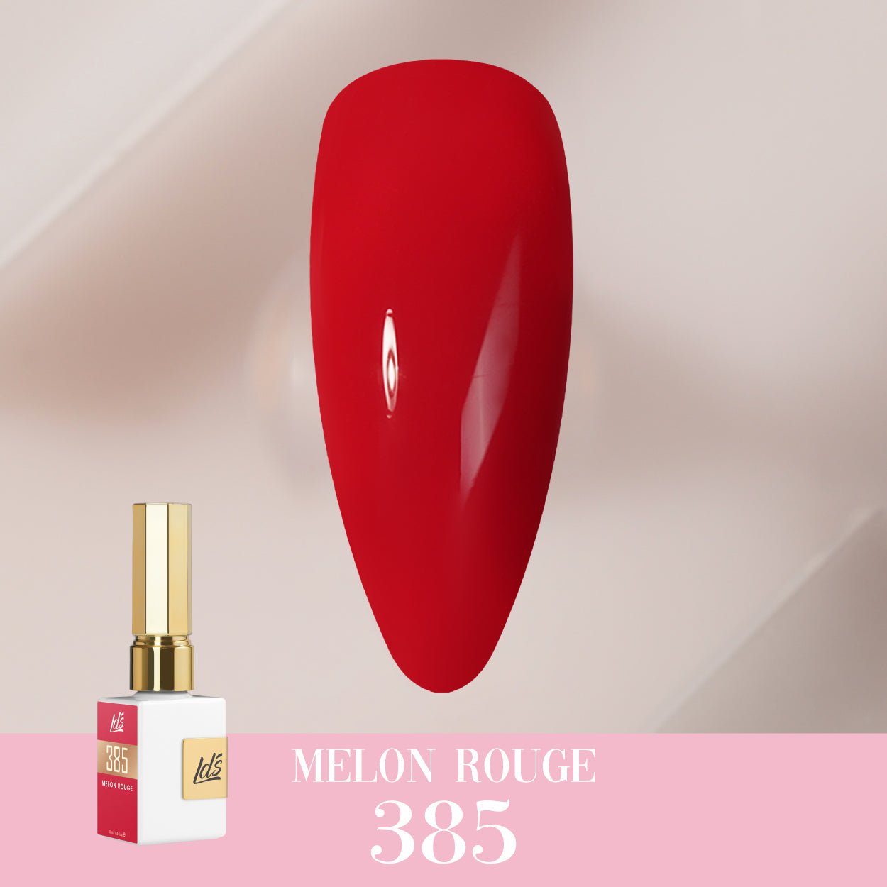 LDS Color Craze Gel Nail Polish - 385 Melon Rouge - 0.5oz - DTK Nail Supply