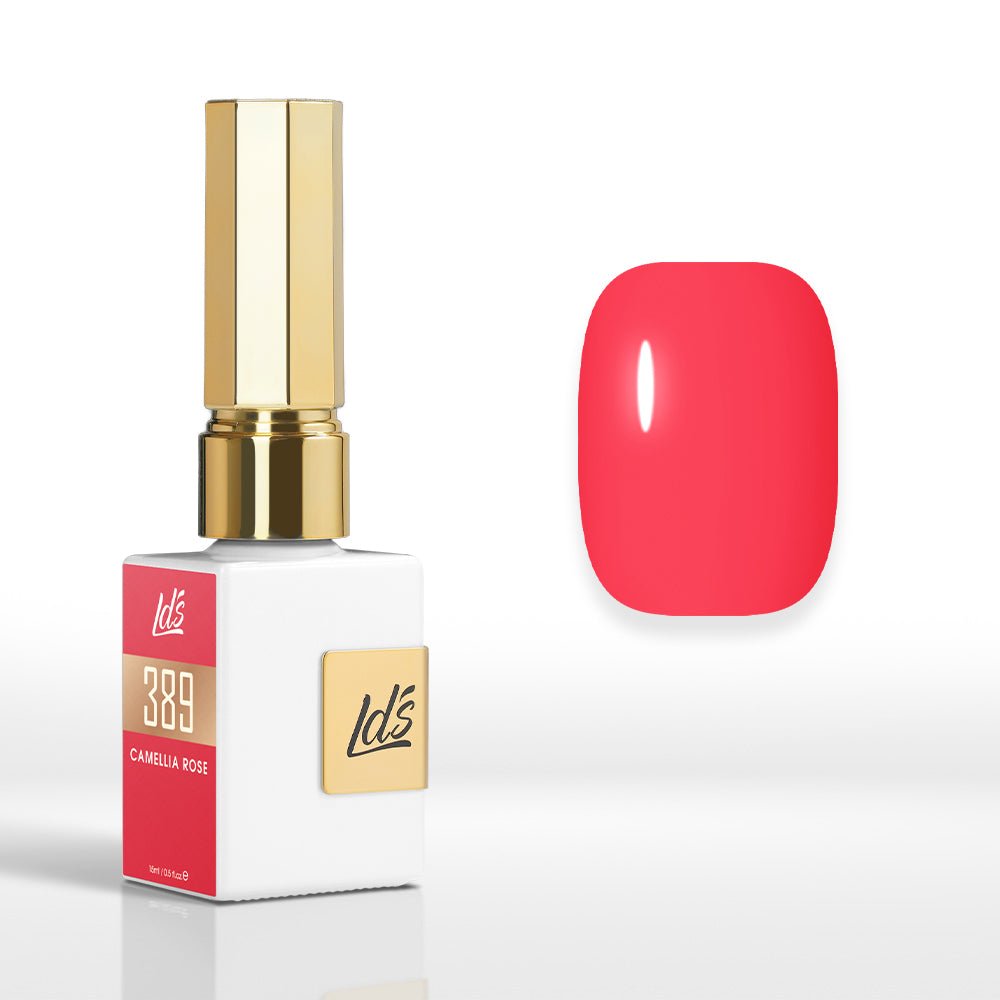 LDS Color Craze Gel Nail Polish - 389 Camellia Rose - 0.5oz - DTK Nail Supply