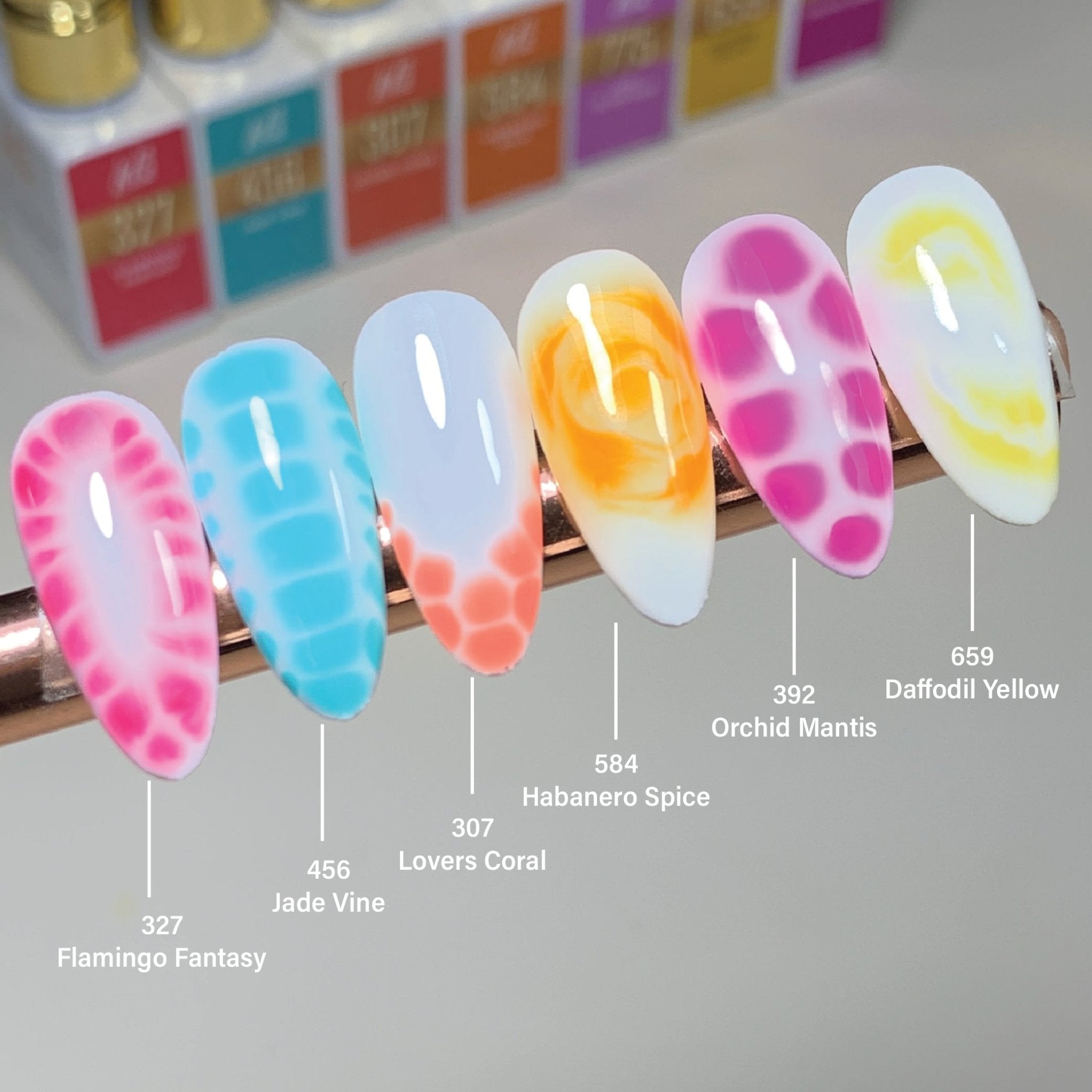 LDS Color Craze Gel Nail Polish - 392 Orchid Mantis - 0.5oz - DTK Nail Supply