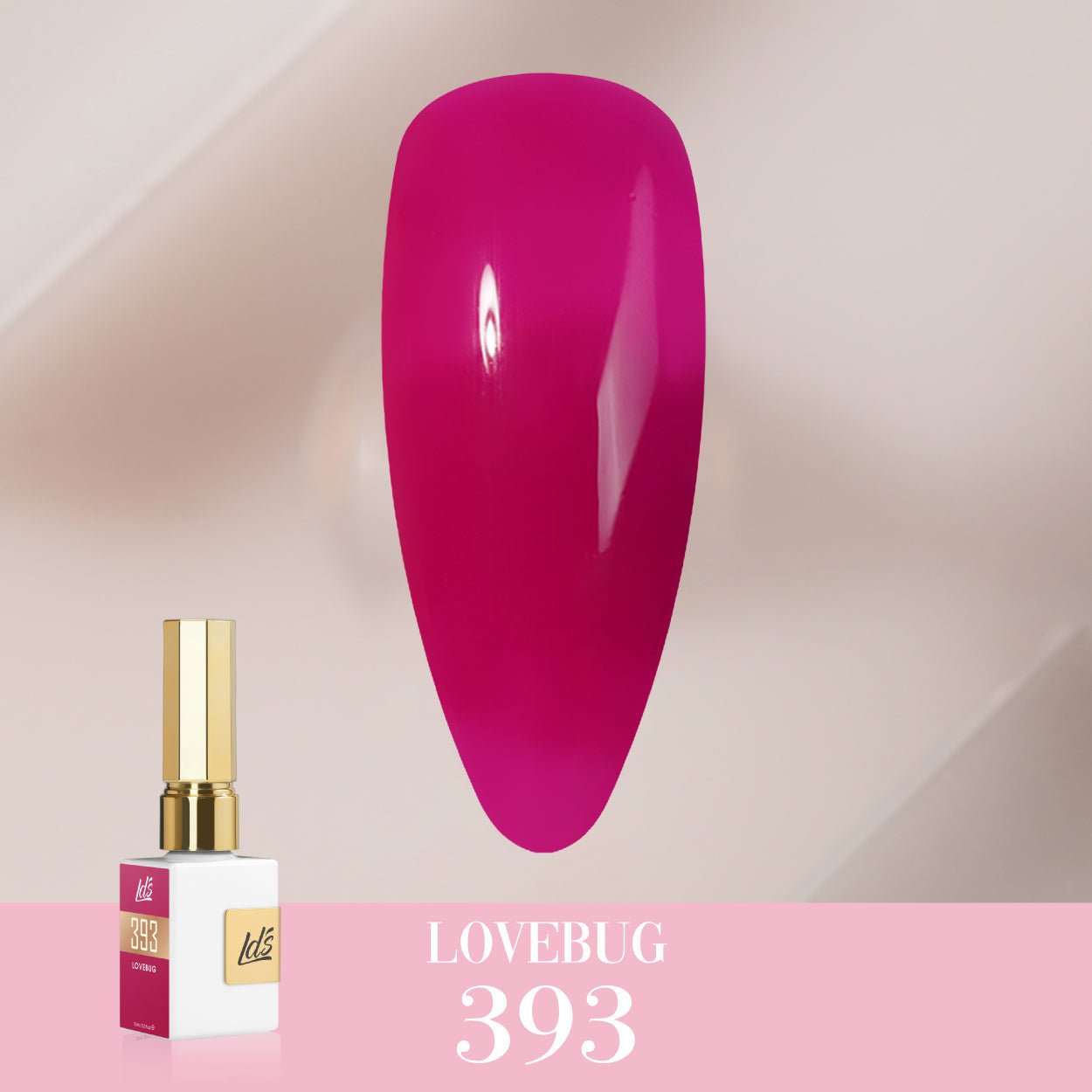 LDS Color Craze Gel Nail Polish - 393 Lovebug - 0.5oz - DTK Nail Supply