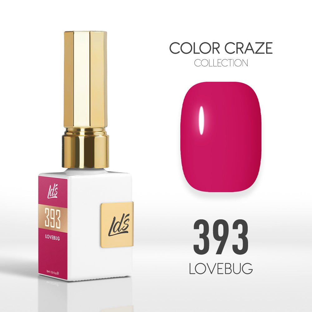 LDS Color Craze Gel Nail Polish - 393 Lovebug - 0.5oz - DTK Nail Supply