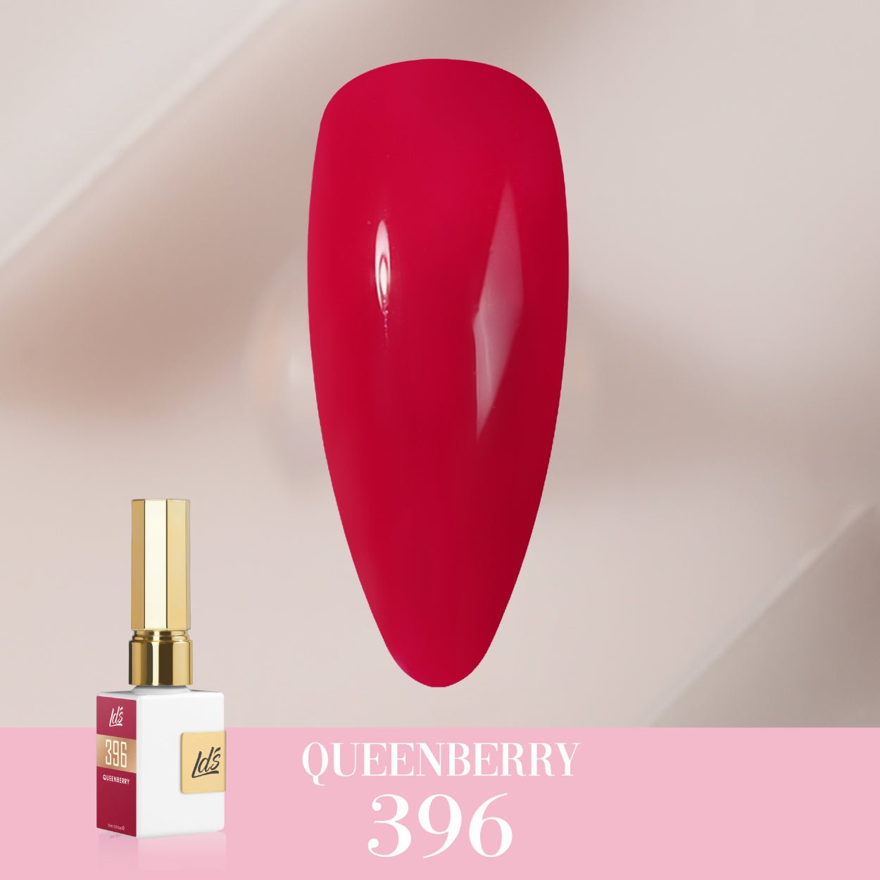 LDS Color Craze Gel Nail Polish - 396 Queenberry - 0.5oz - DTK Nail Supply