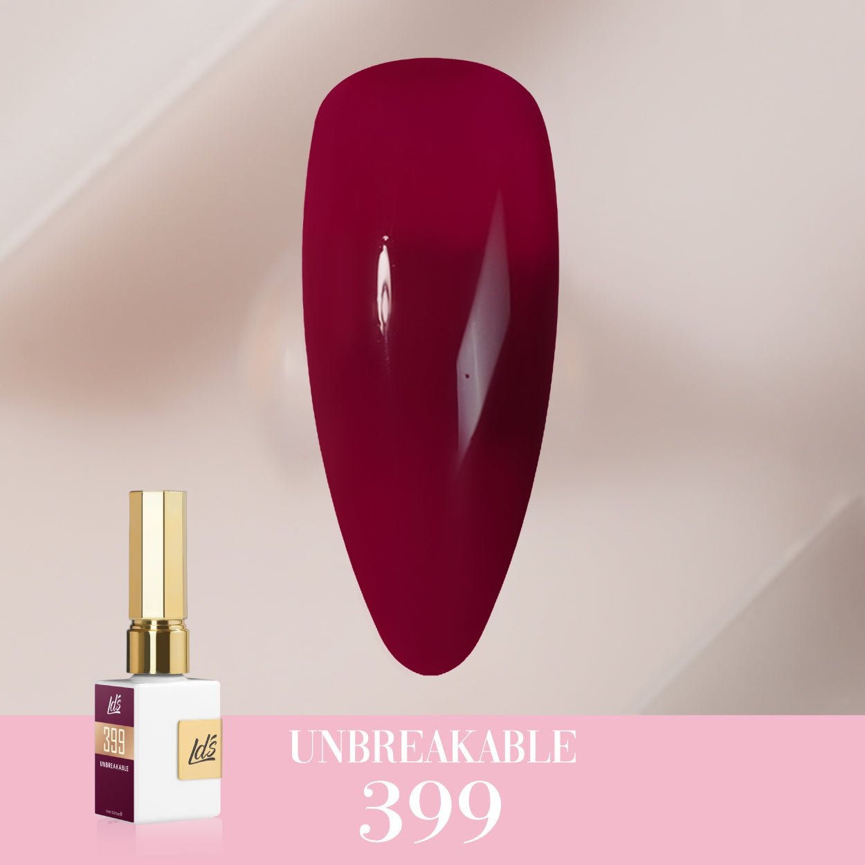 LDS Color Craze Gel Nail Polish - 399 Unbreakable - 0.5oz - DTK Nail Supply