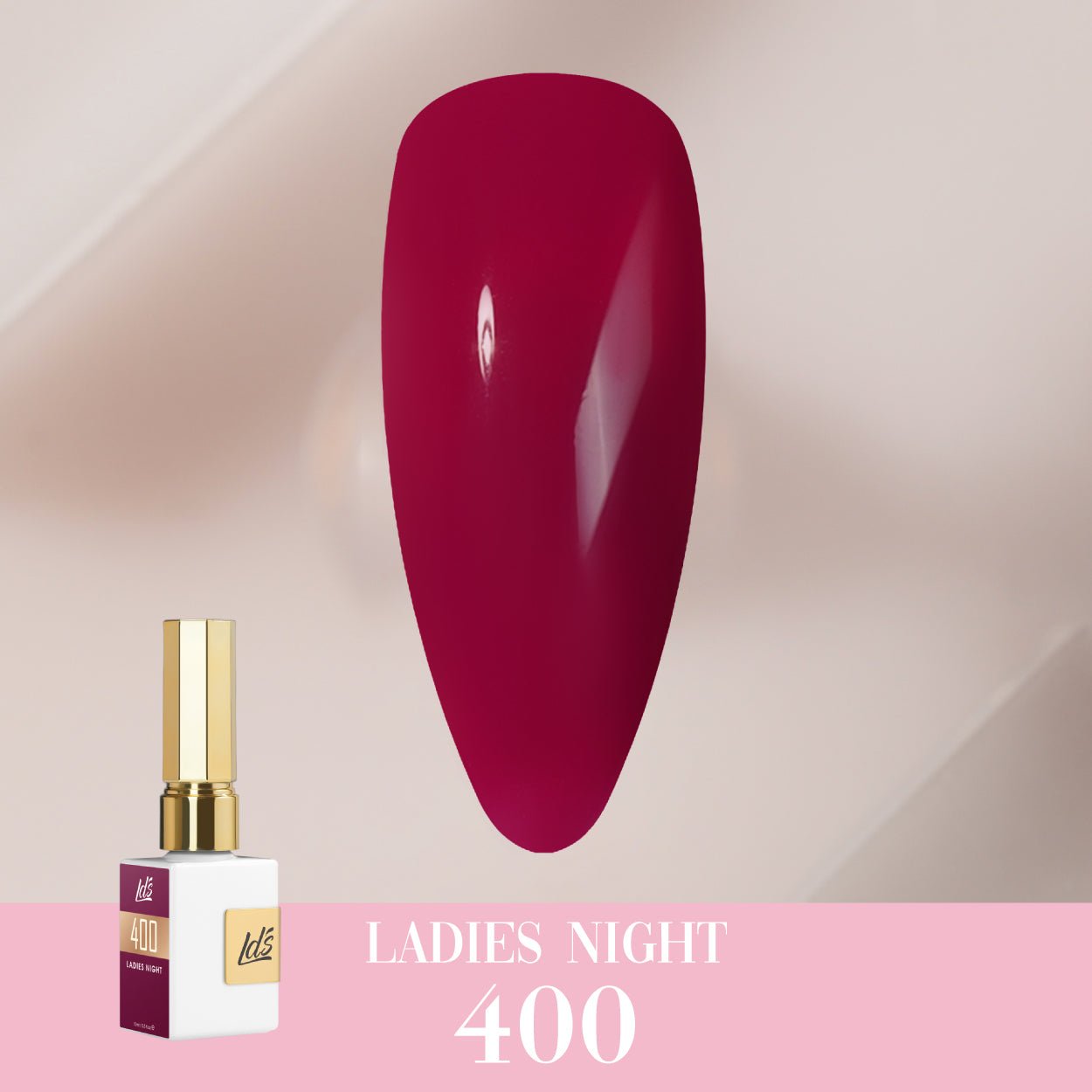 LDS Color Craze Gel Nail Polish - 400 Ladies Night - 0.5oz - DTK Nail Supply