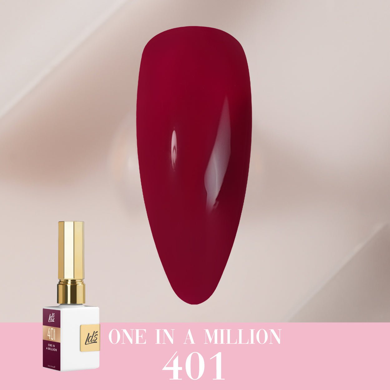 LDS Color Craze Gel Nail Polish - 401 One in a Milllion - 0.5oz - DTK Nail Supply