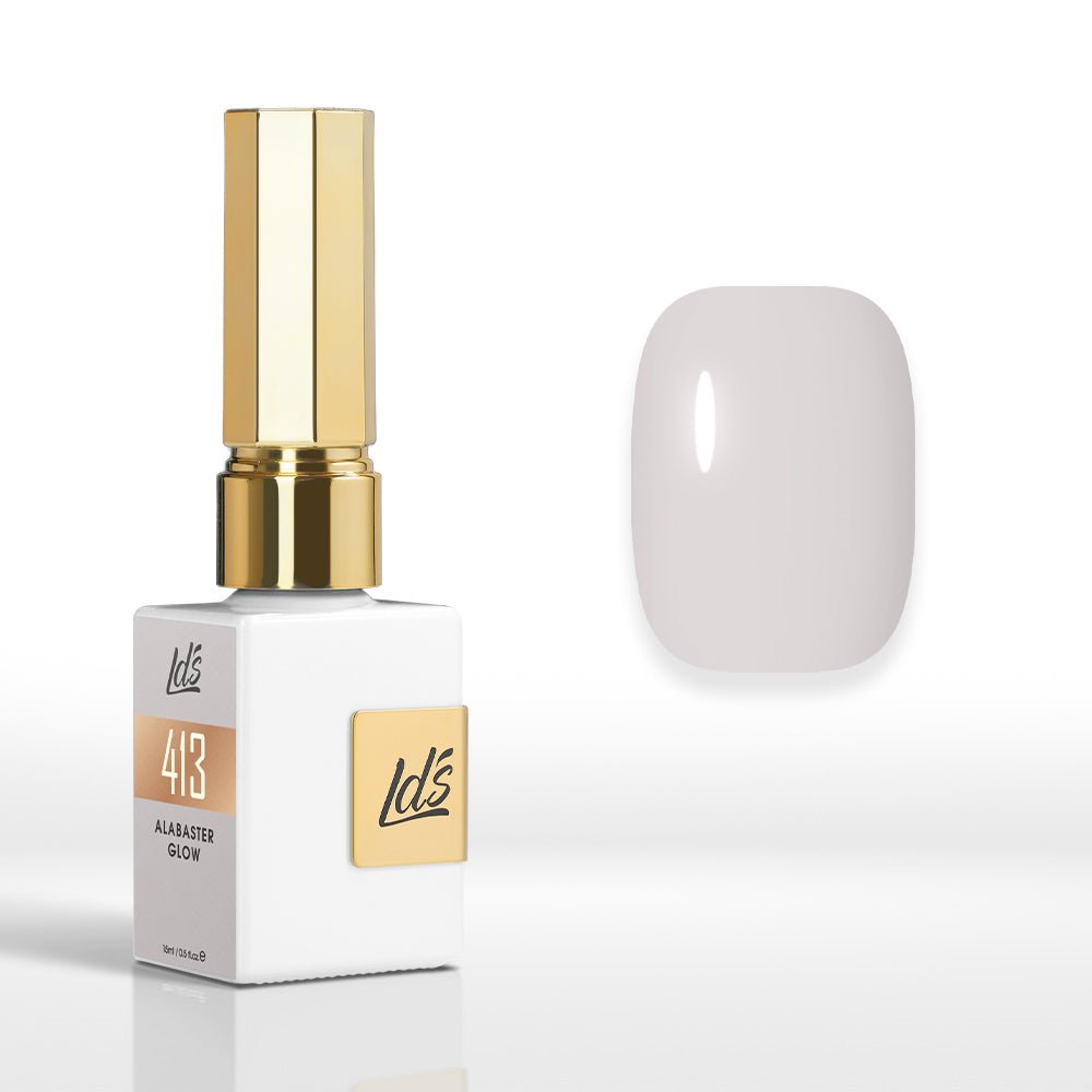 LDS Color Craze Gel Nail Polish - 413 Alabaster Glow - 0.5oz - DTK Nail Supply