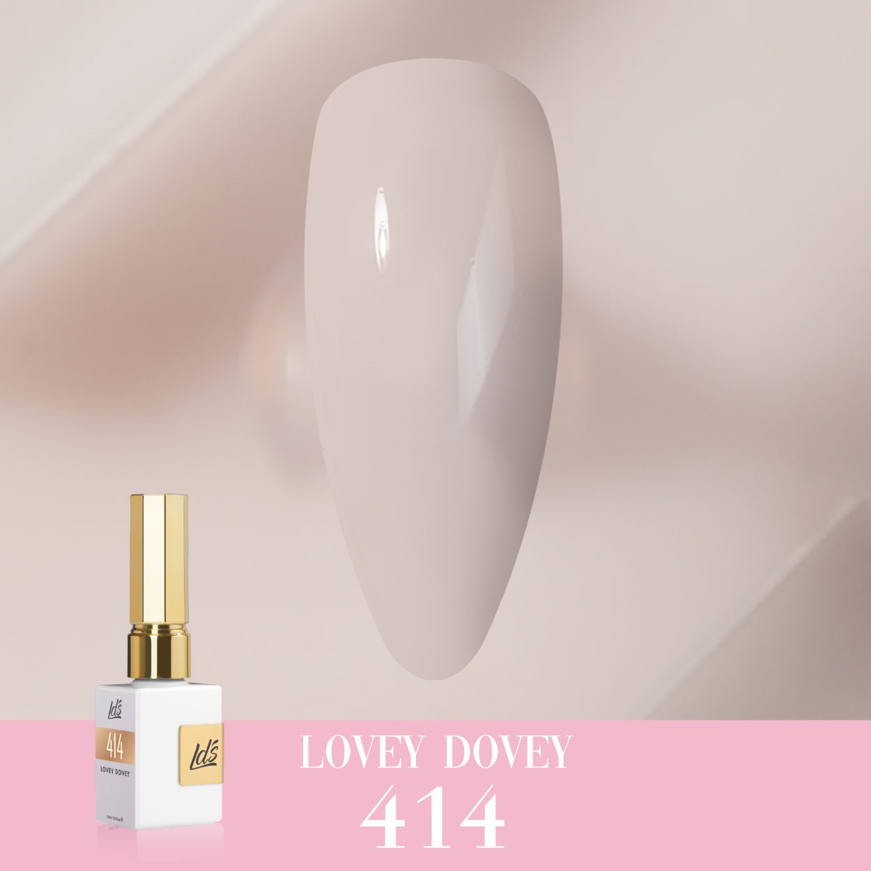 LDS Color Craze Gel Nail Polish - 414 Lovey Dovey - 0.5oz - DTK Nail Supply